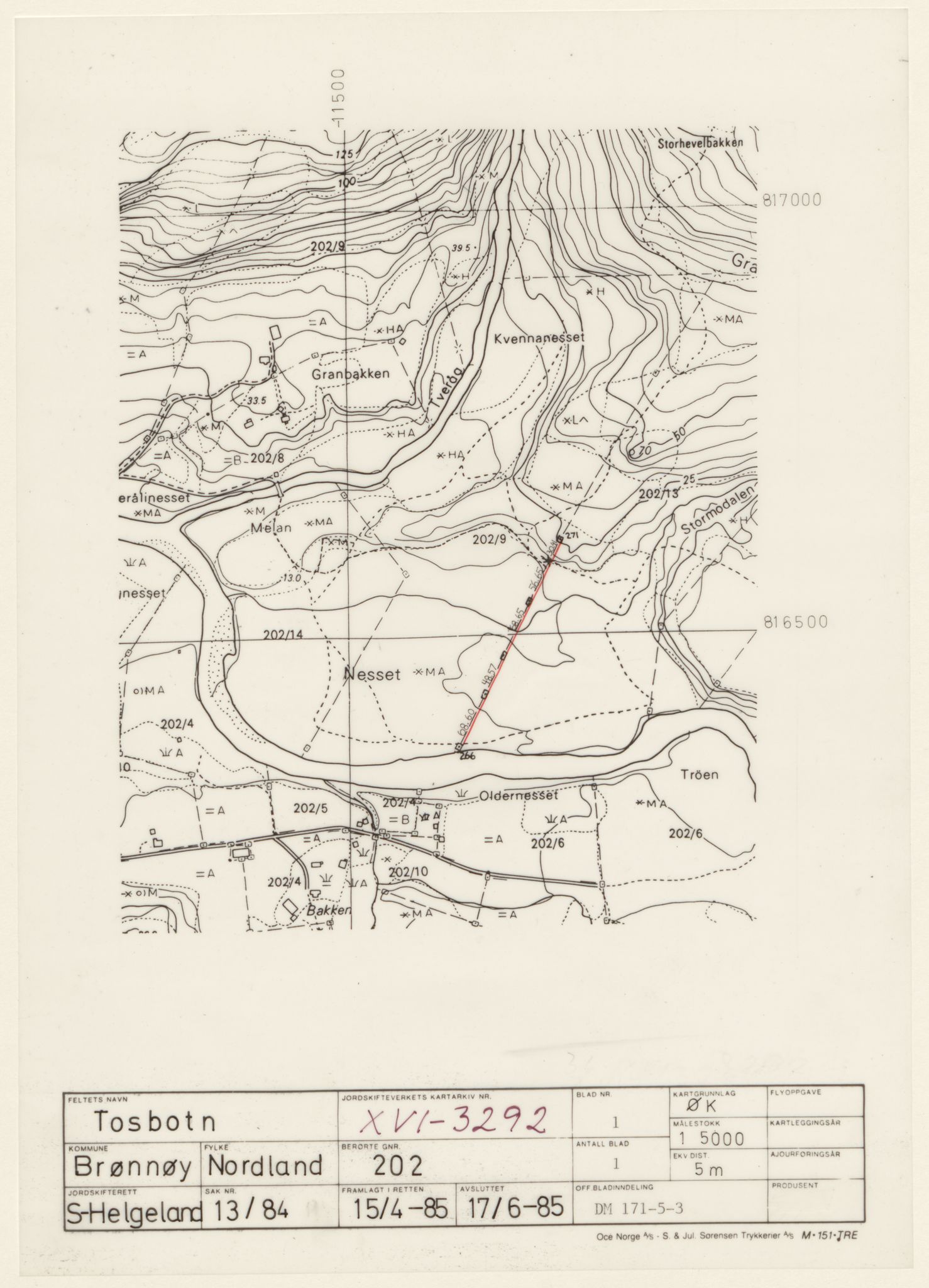 Jordskifteverkets kartarkiv, RA/S-3929/T, 1859-1988, p. 4291