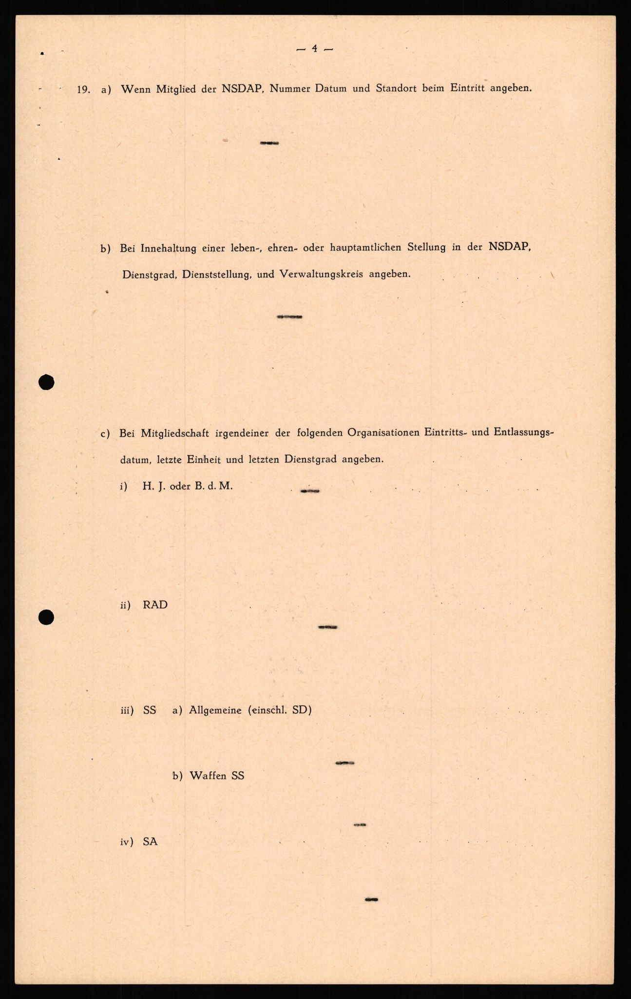 Forsvaret, Forsvarets overkommando II, RA/RAFA-3915/D/Db/L0033: CI Questionaires. Tyske okkupasjonsstyrker i Norge. Tyskere., 1945-1946, p. 443