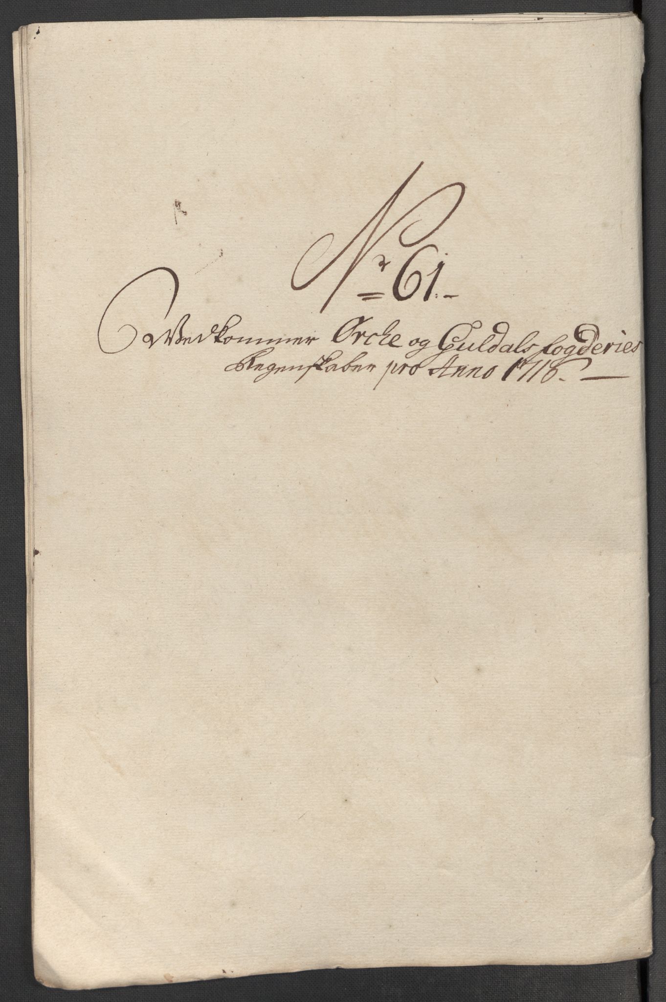 Rentekammeret inntil 1814, Reviderte regnskaper, Fogderegnskap, RA/EA-4092/R60/L3968: Fogderegnskap Orkdal og Gauldal, 1716, p. 136