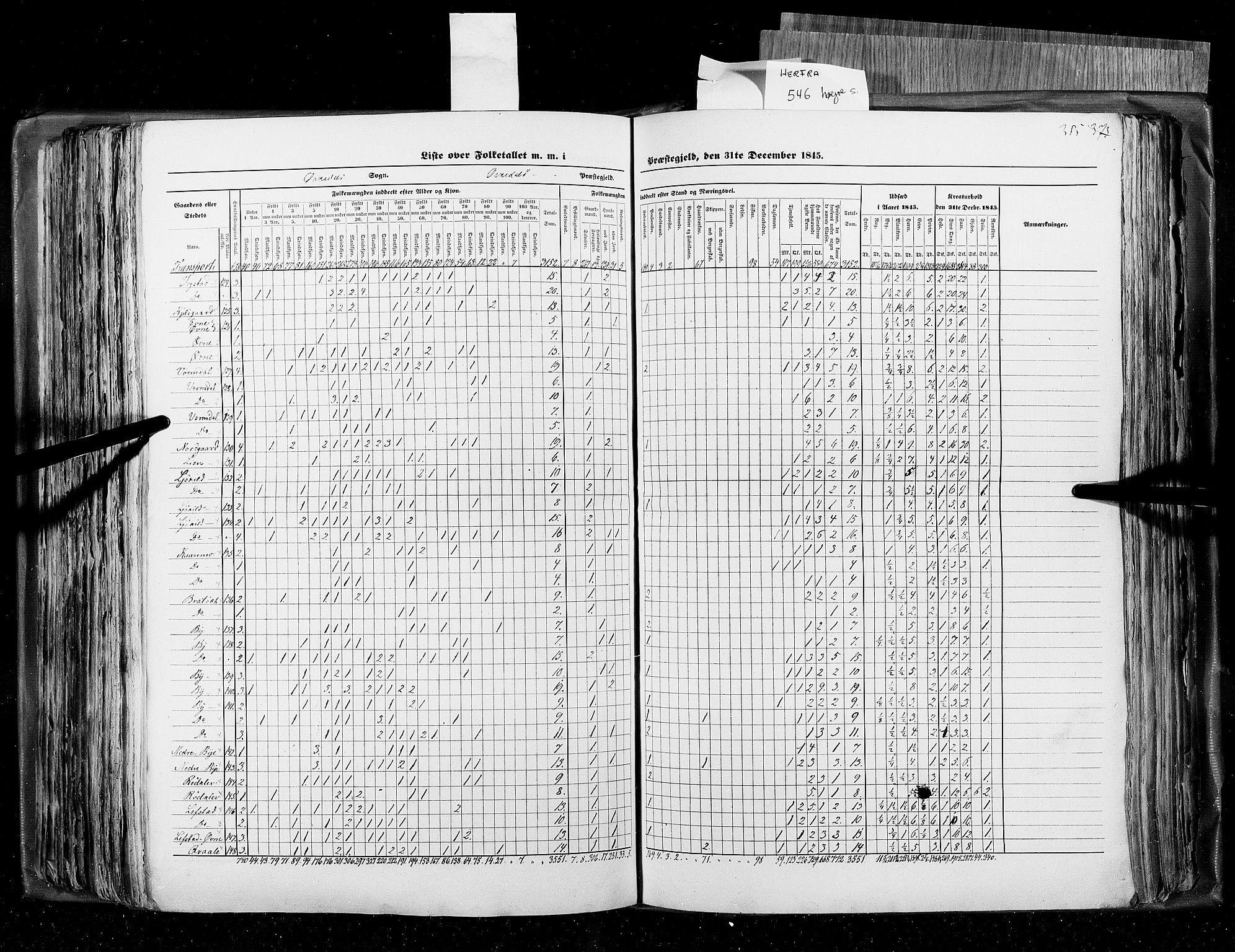 RA, Census 1845, vol. 8: Romsdal amt og Søndre Trondhjems amt, 1845, p. 385