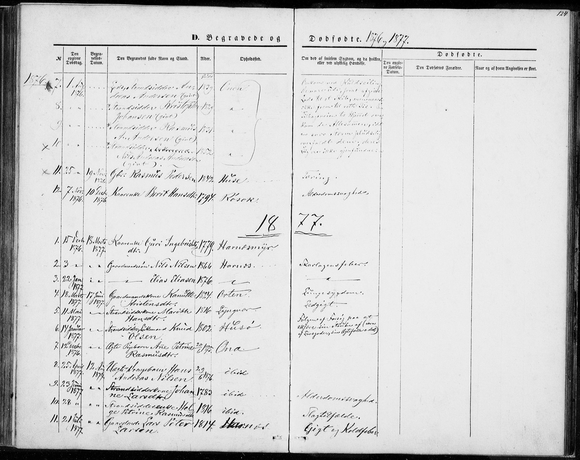 Ministerialprotokoller, klokkerbøker og fødselsregistre - Møre og Romsdal, AV/SAT-A-1454/561/L0728: Parish register (official) no. 561A02, 1858-1878, p. 124