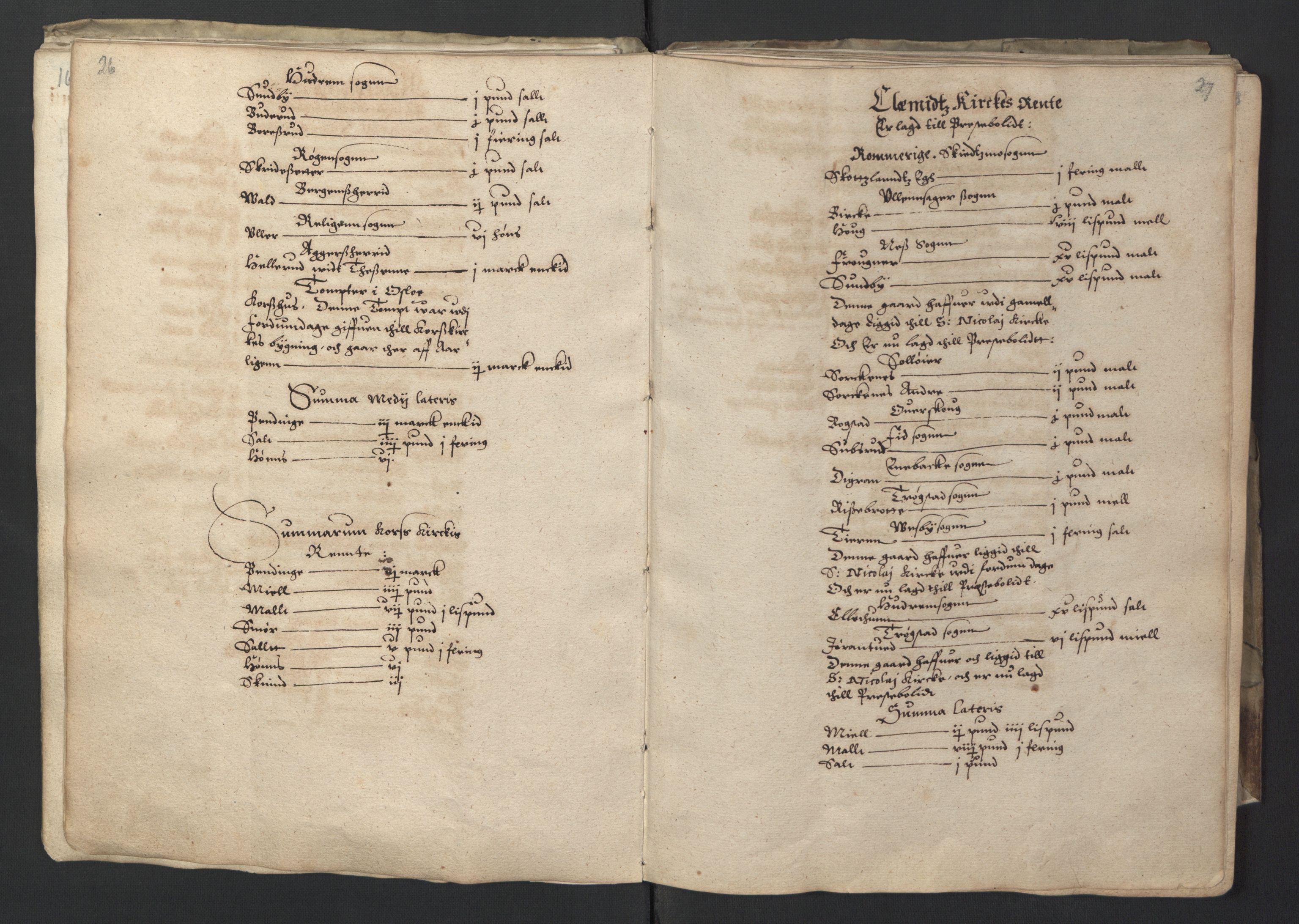 Stattholderembetet 1572-1771, RA/EA-2870/Ek/L0001/0001: Jordebøker før 1624 og til utligning av garnisonsskatt 1624-1626: / Jordebok for Oslo kapitel, 1595, p. 18