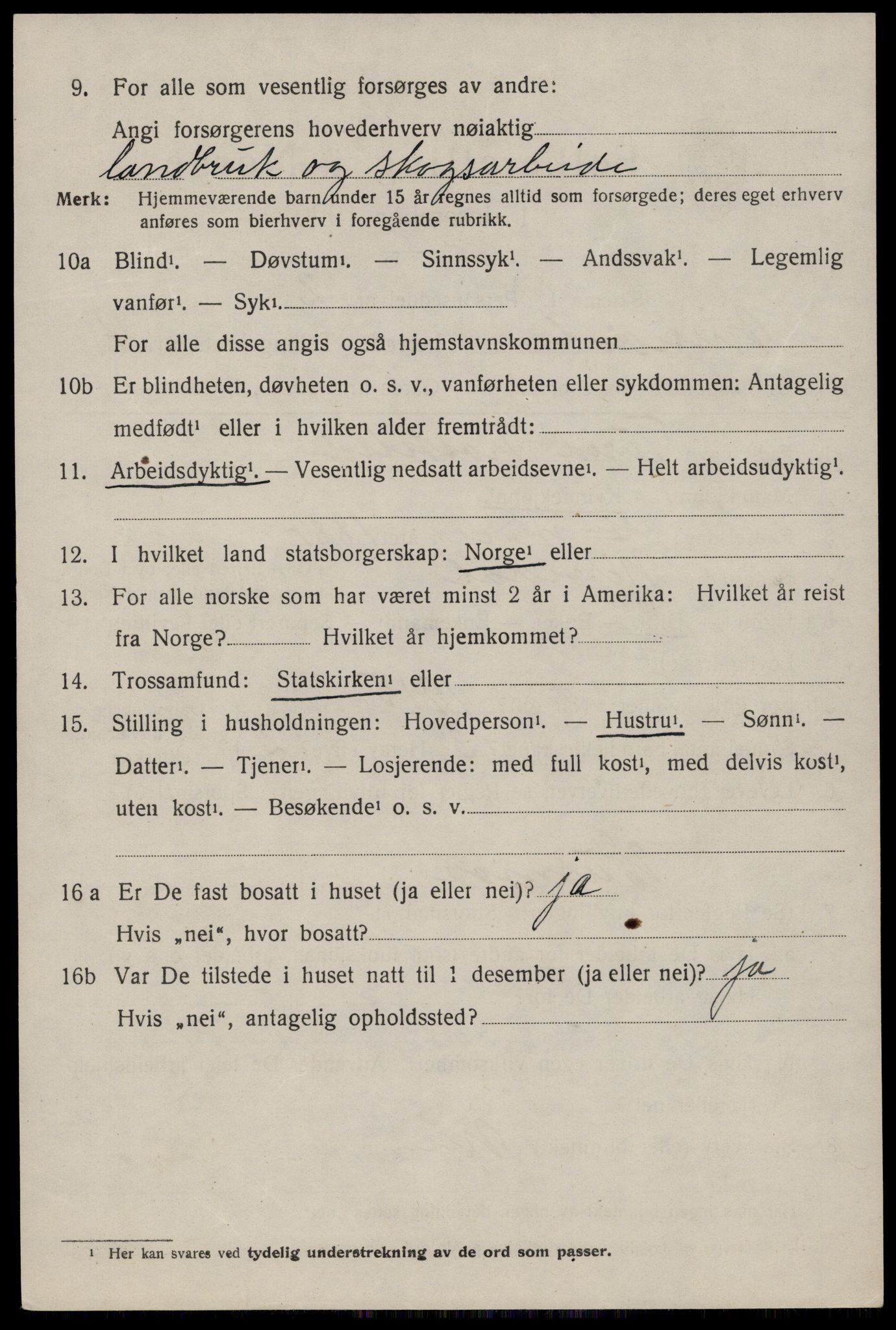 SAKO, 1920 census for Nissedal, 1920, p. 1830