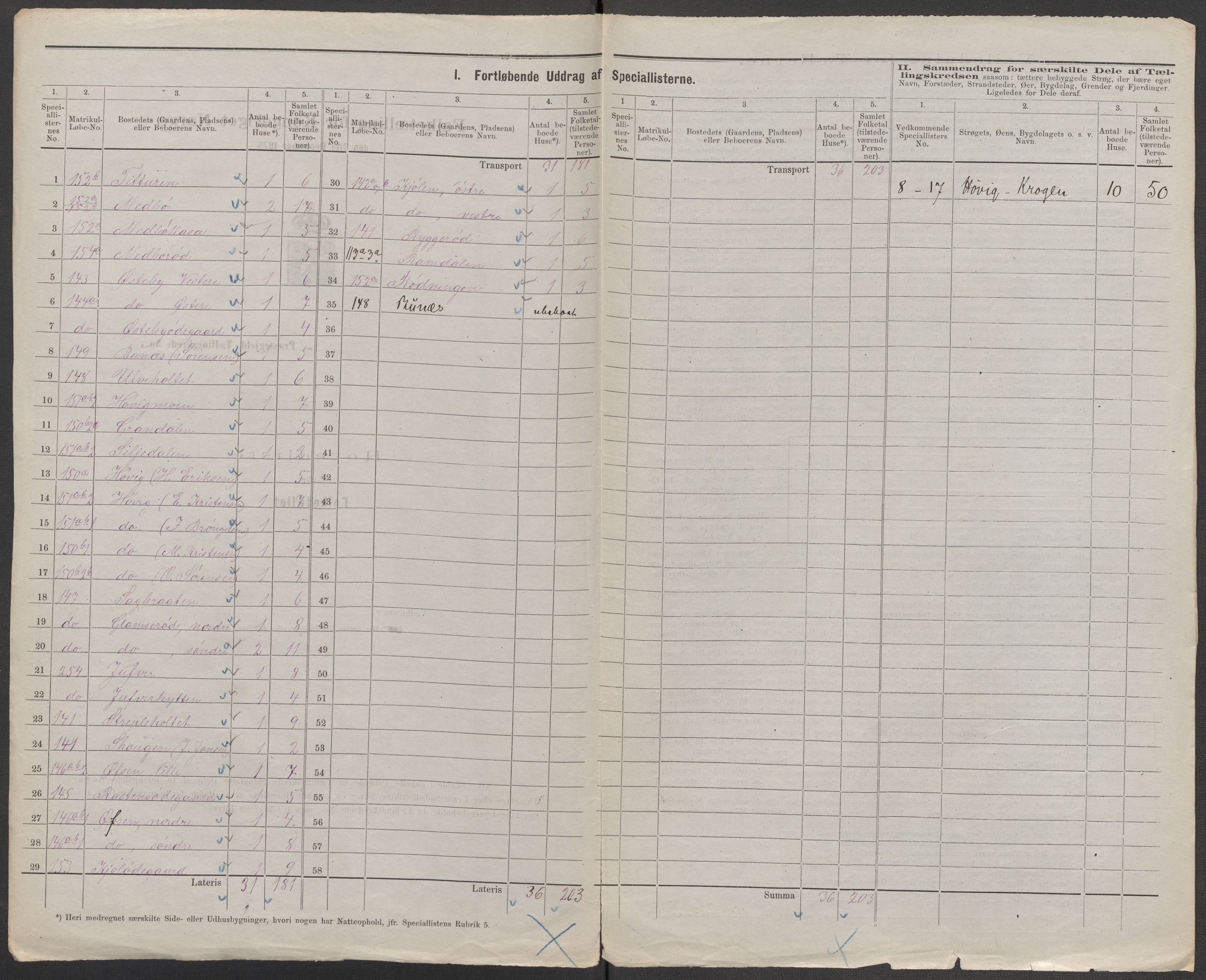 RA, 1875 census for 0116P Berg, 1875, p. 31