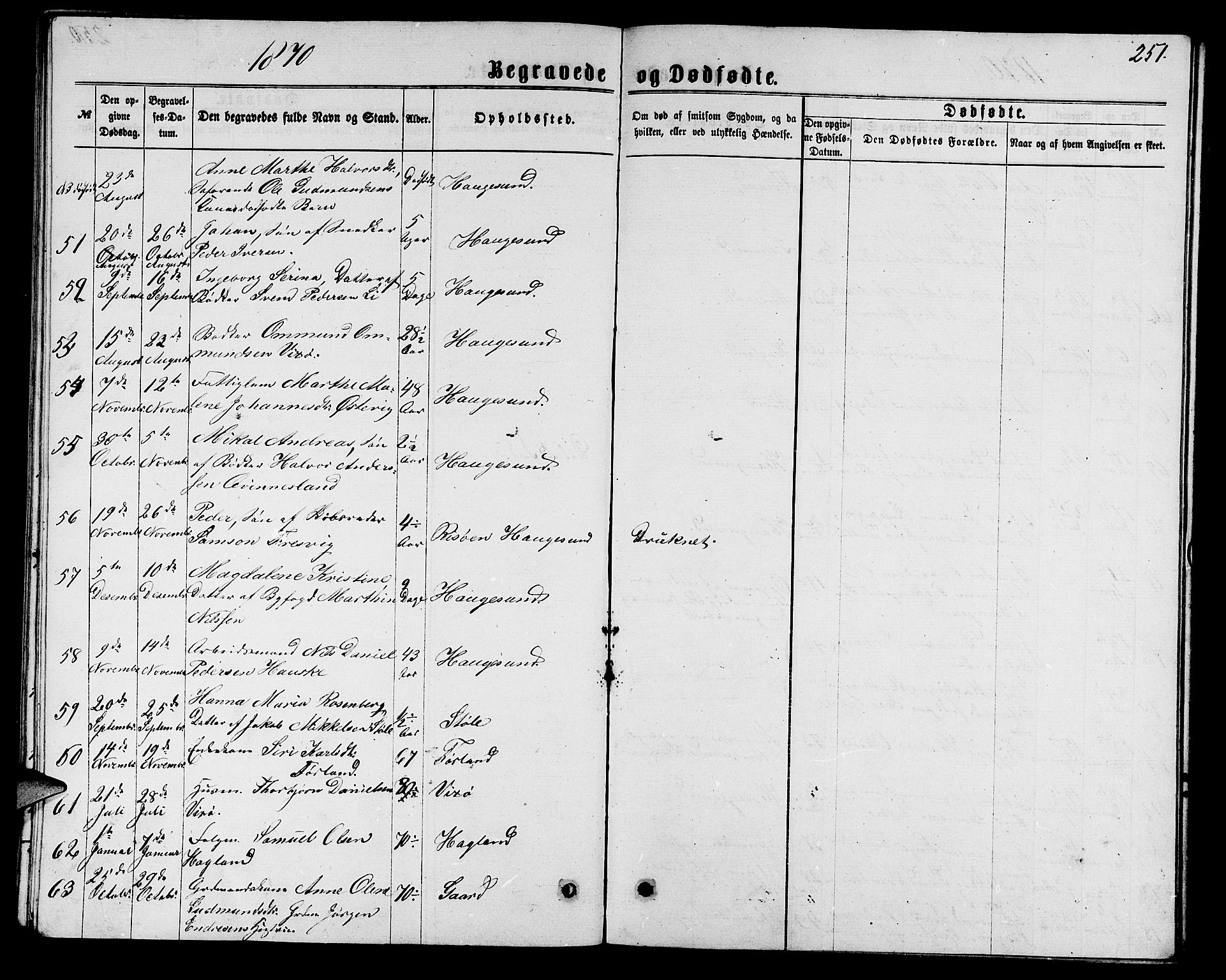 Torvastad sokneprestkontor, AV/SAST-A -101857/H/Ha/Hab/L0007: Parish register (copy) no. B 7, 1866-1873, p. 251