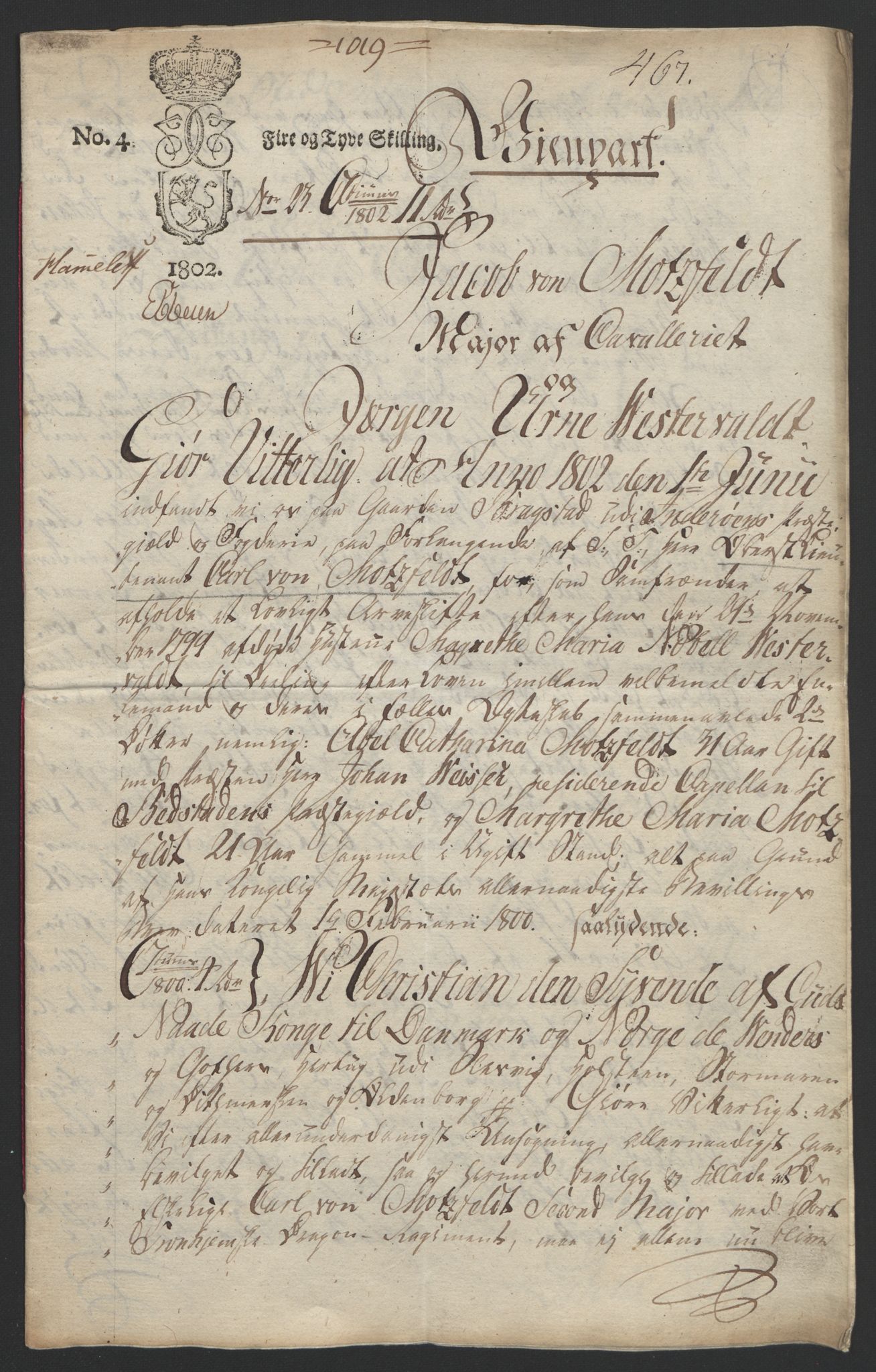 Forsvaret, Generalauditøren, RA/RAFA-1772/F/Fj/Fja/L0022: --, 1733-1821, p. 723
