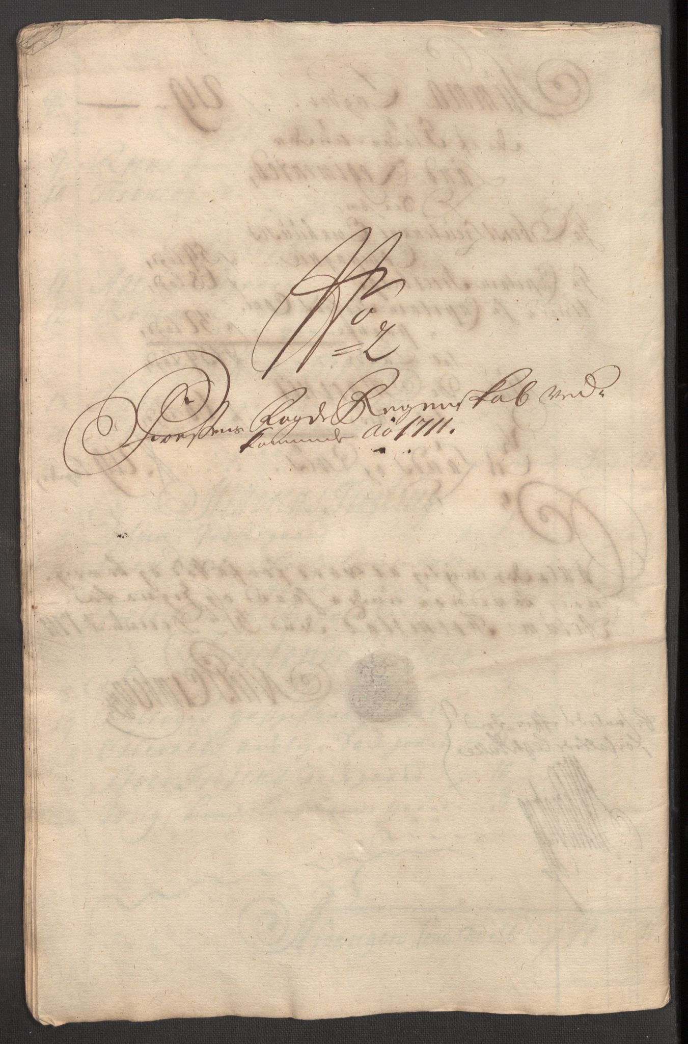 Rentekammeret inntil 1814, Reviderte regnskaper, Fogderegnskap, AV/RA-EA-4092/R57/L3860: Fogderegnskap Fosen, 1711, p. 81