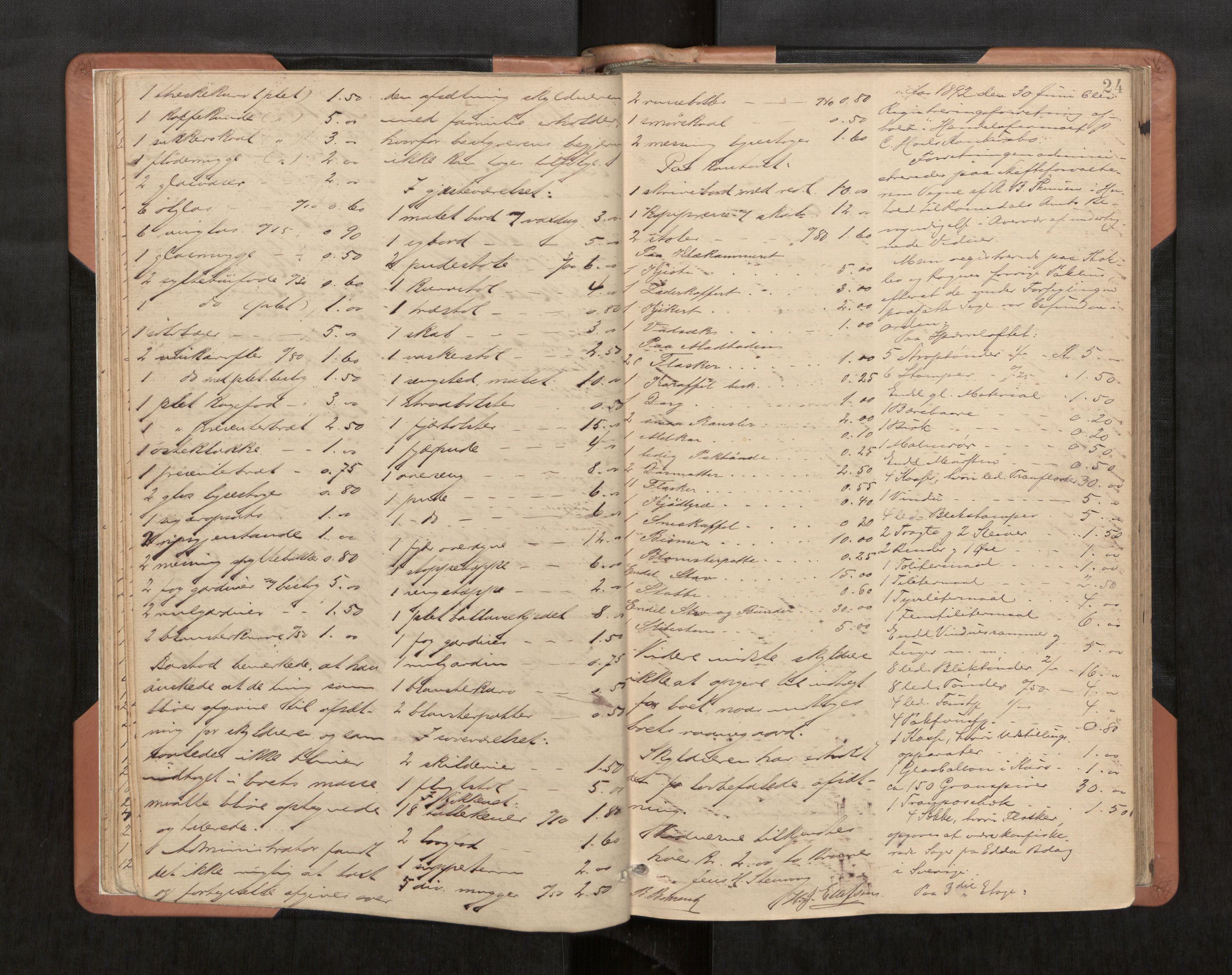 Ålesund byfogd, AV/SAT-A-4384/0001/03/03C/L0004: Registreringsprotokoll, 1891-1909, p. 24