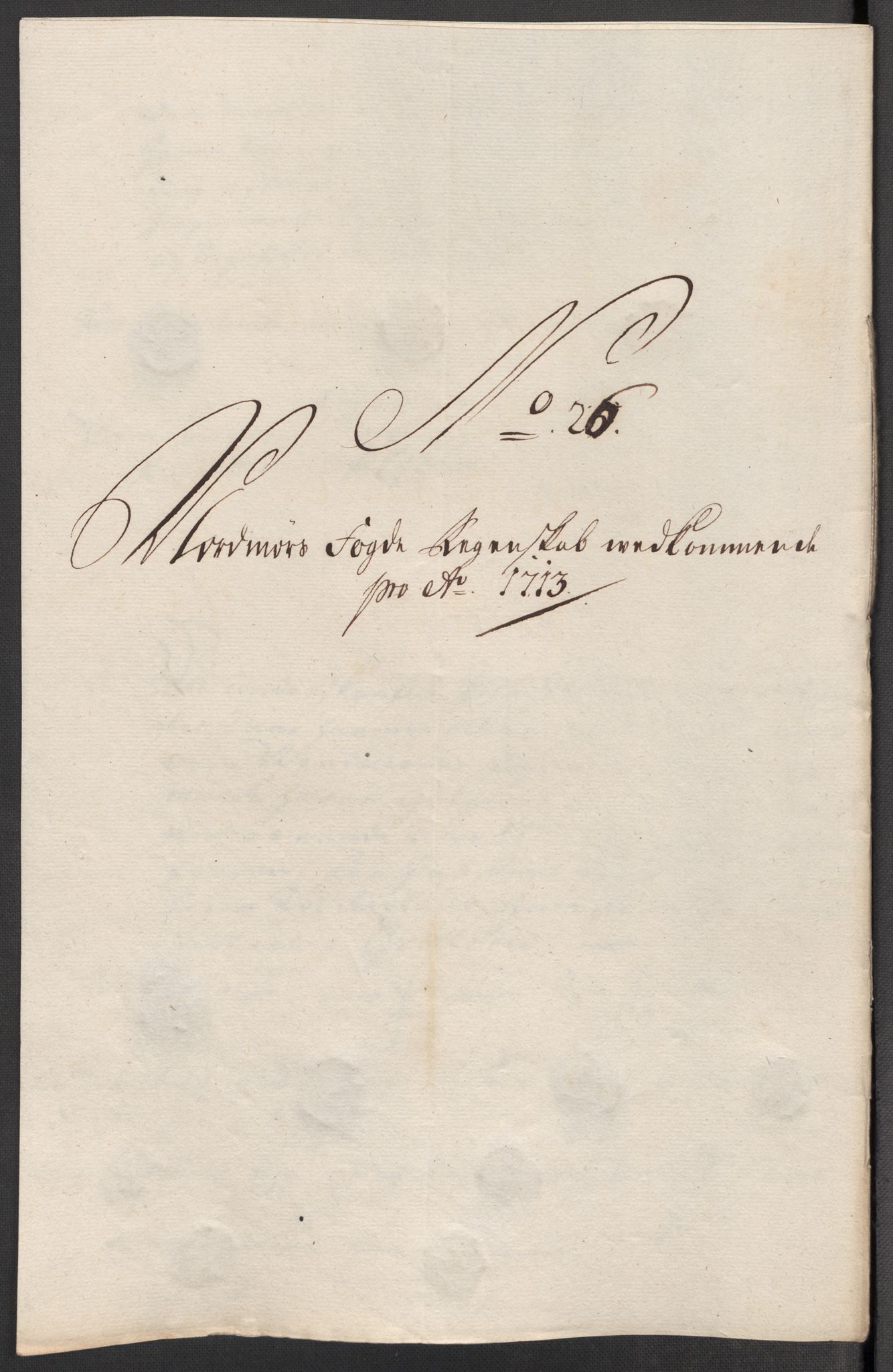 Rentekammeret inntil 1814, Reviderte regnskaper, Fogderegnskap, RA/EA-4092/R56/L3747: Fogderegnskap Nordmøre, 1713, p. 173