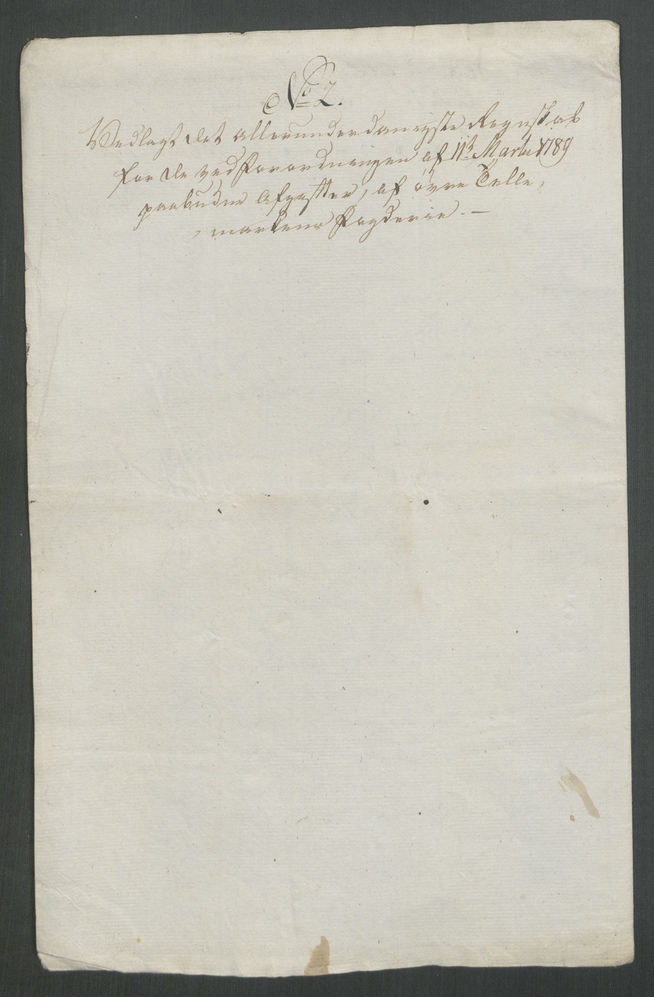 Rentekammeret inntil 1814, Reviderte regnskaper, Mindre regnskaper, AV/RA-EA-4068/Rf/Rfe/L0062: Øvre Romerike fogderi, Øvre Telemark fogderi, 1789, p. 341