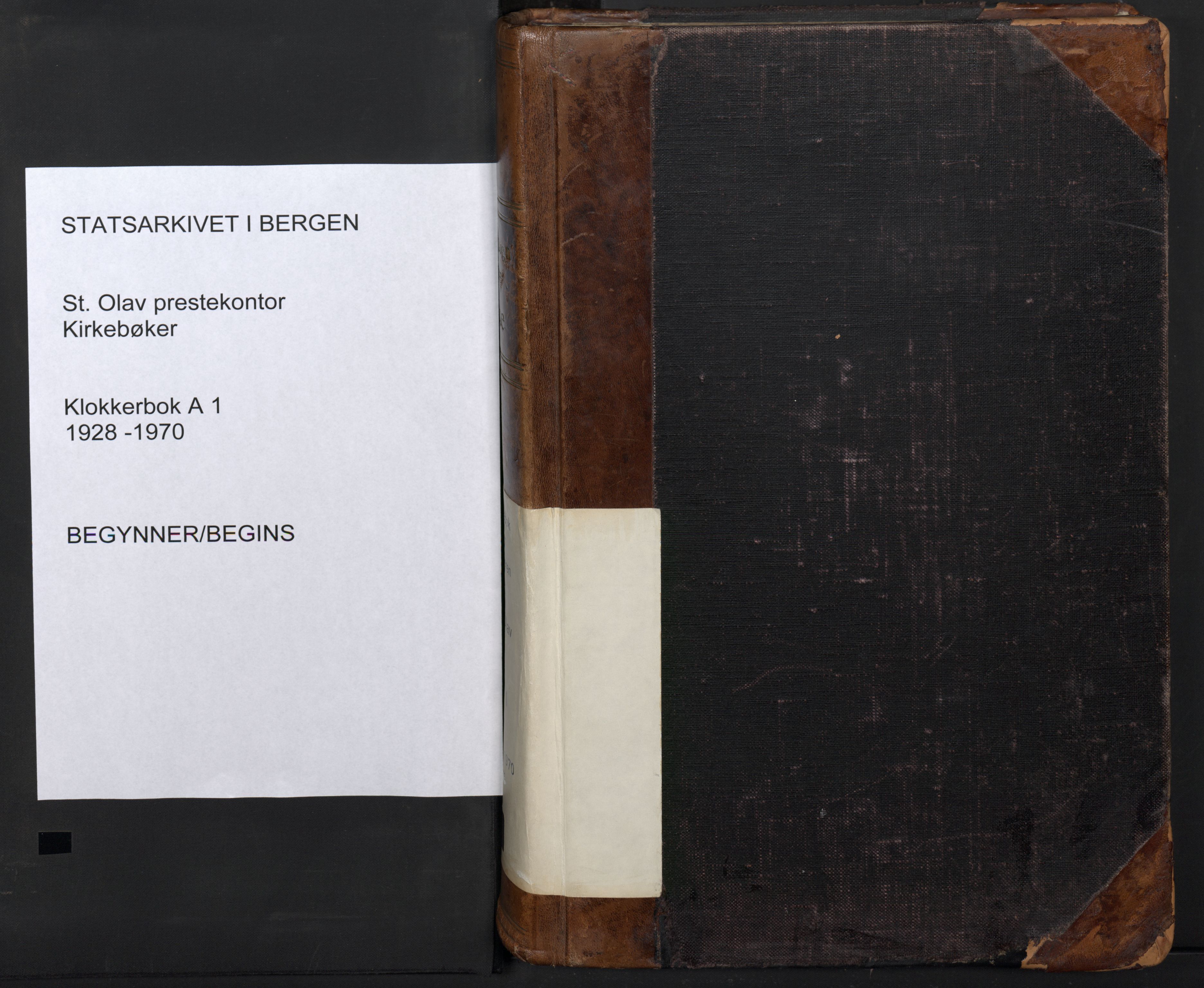 St. Olavs Sokneprestembete, AV/SAB-A-78101/H/Haa: Parish register (official) no. A 1, 1928-1970