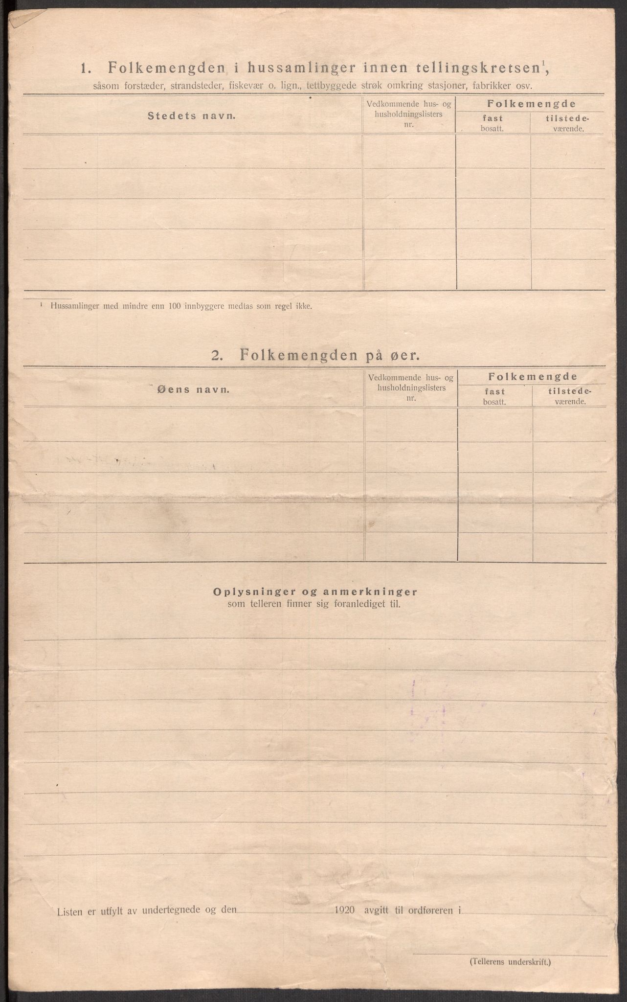 SAST, 1920 census for Høyland, 1920, p. 23