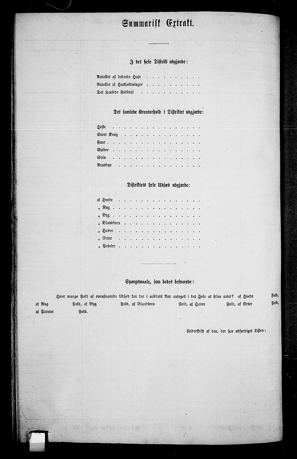 RA, 1865 census for Stange, 1865, p. 186