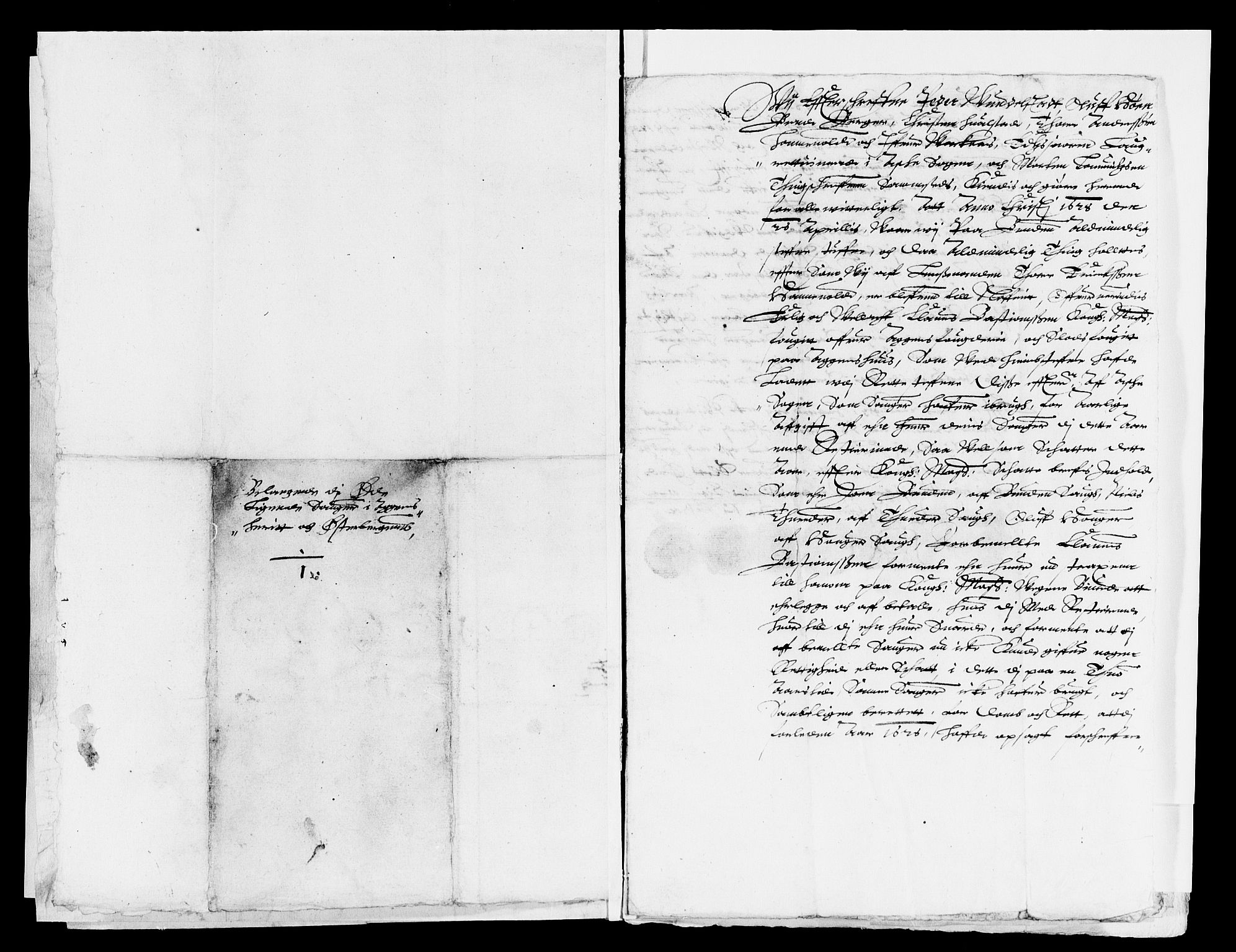 Rentekammeret inntil 1814, Reviderte regnskaper, Lensregnskaper, AV/RA-EA-5023/R/Rb/Rba/L0082: Akershus len, 1627-1628