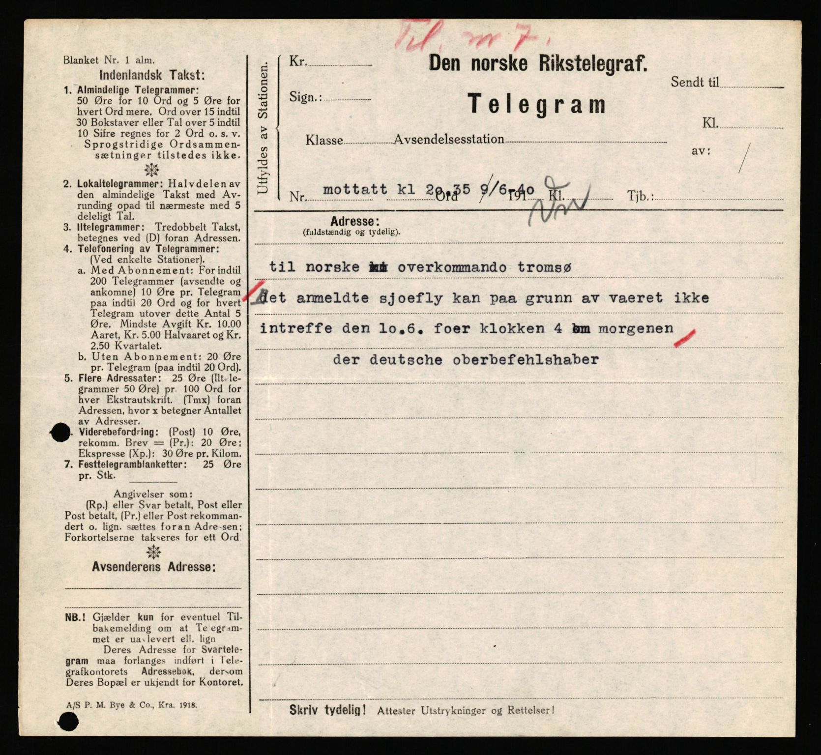 Forsvaret, Forsvarets krigshistoriske avdeling, AV/RA-RAFA-2017/Y/Yf/L0198: II-C-11-2100  -  Kapitulasjonen i 1940, 1940, p. 51