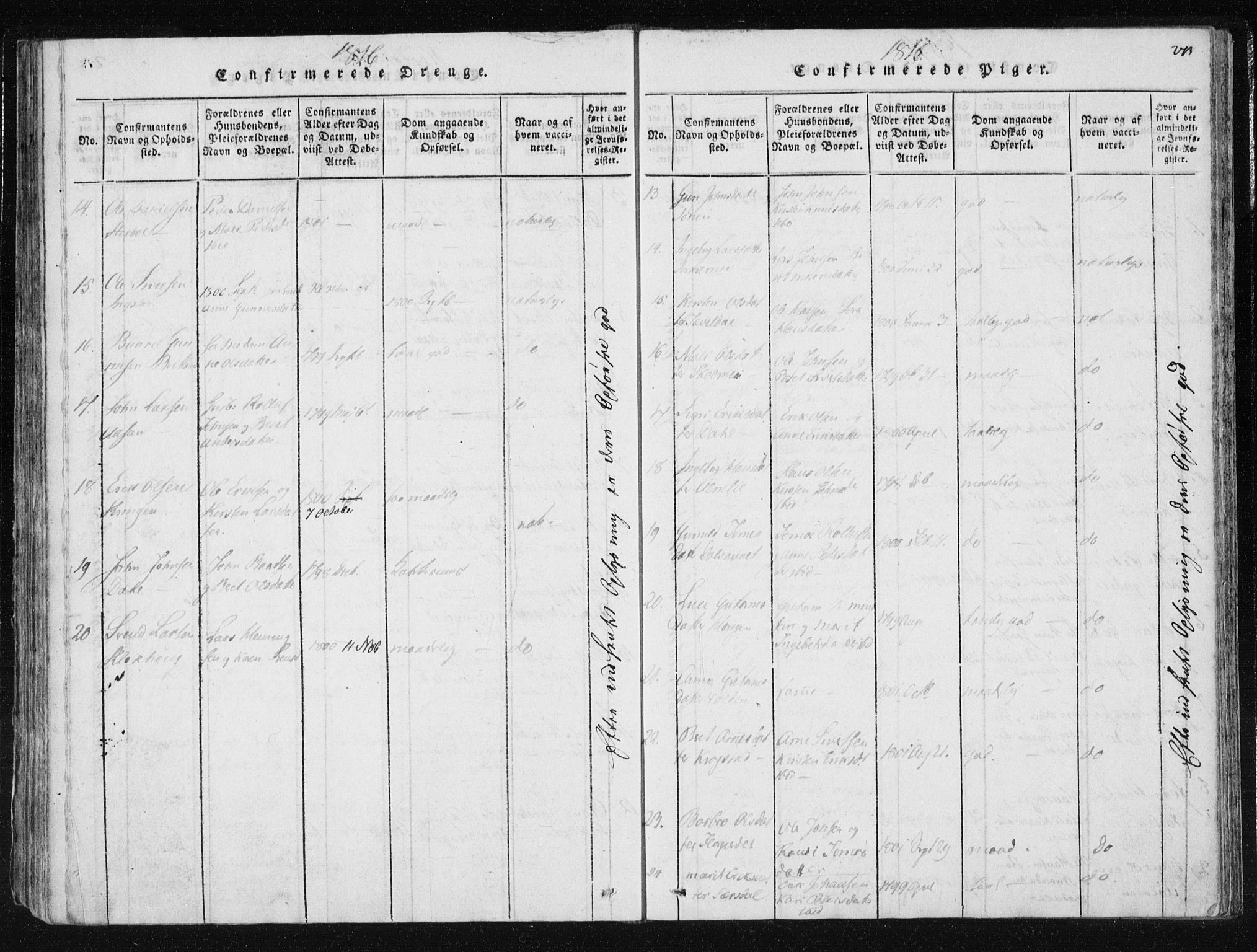 Ministerialprotokoller, klokkerbøker og fødselsregistre - Nord-Trøndelag, SAT/A-1458/709/L0061: Parish register (official) no. 709A08 /4, 1815-1819, p. 273