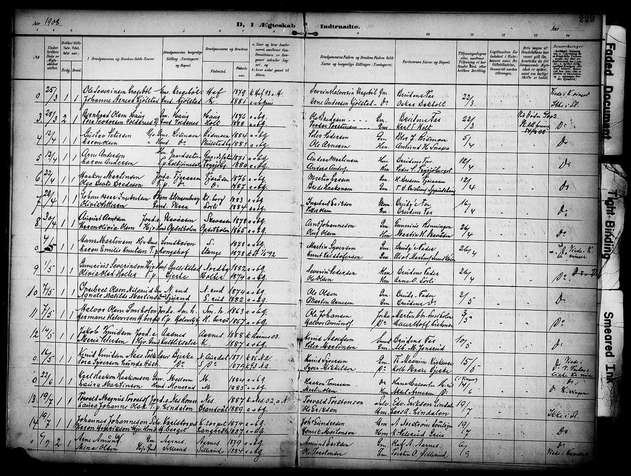 Grue prestekontor, AV/SAH-PREST-036/H/Ha/Haa/L0013: Parish register (official) no. 13, 1898-1910, p. 229