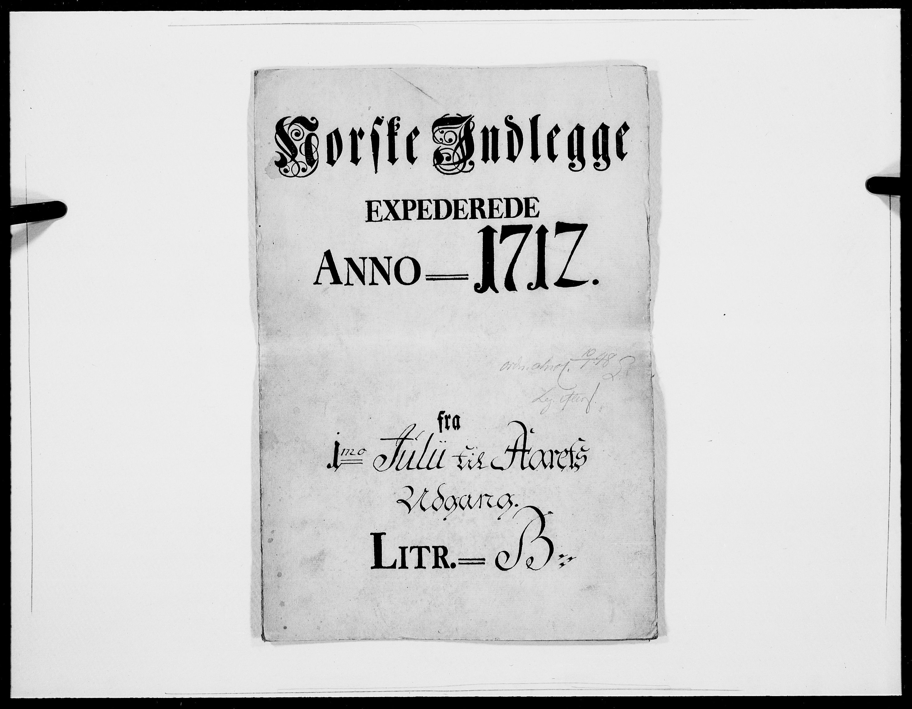 Danske Kanselli 1572-1799, AV/RA-EA-3023/F/Fc/Fcc/Fcca/L0071: Norske innlegg 1572-1799, 1712, p. 136