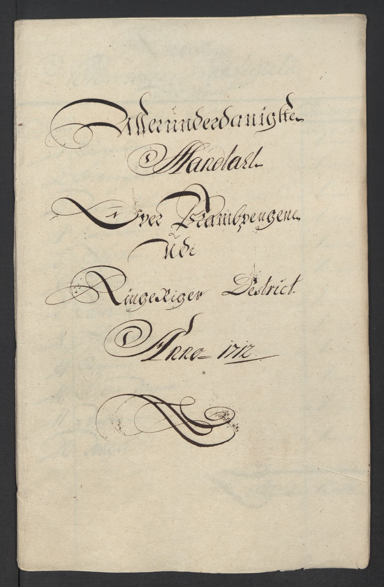 Rentekammeret inntil 1814, Reviderte regnskaper, Fogderegnskap, RA/EA-4092/R23/L1470: Fogderegnskap Ringerike og Hallingdal, 1712, p. 101