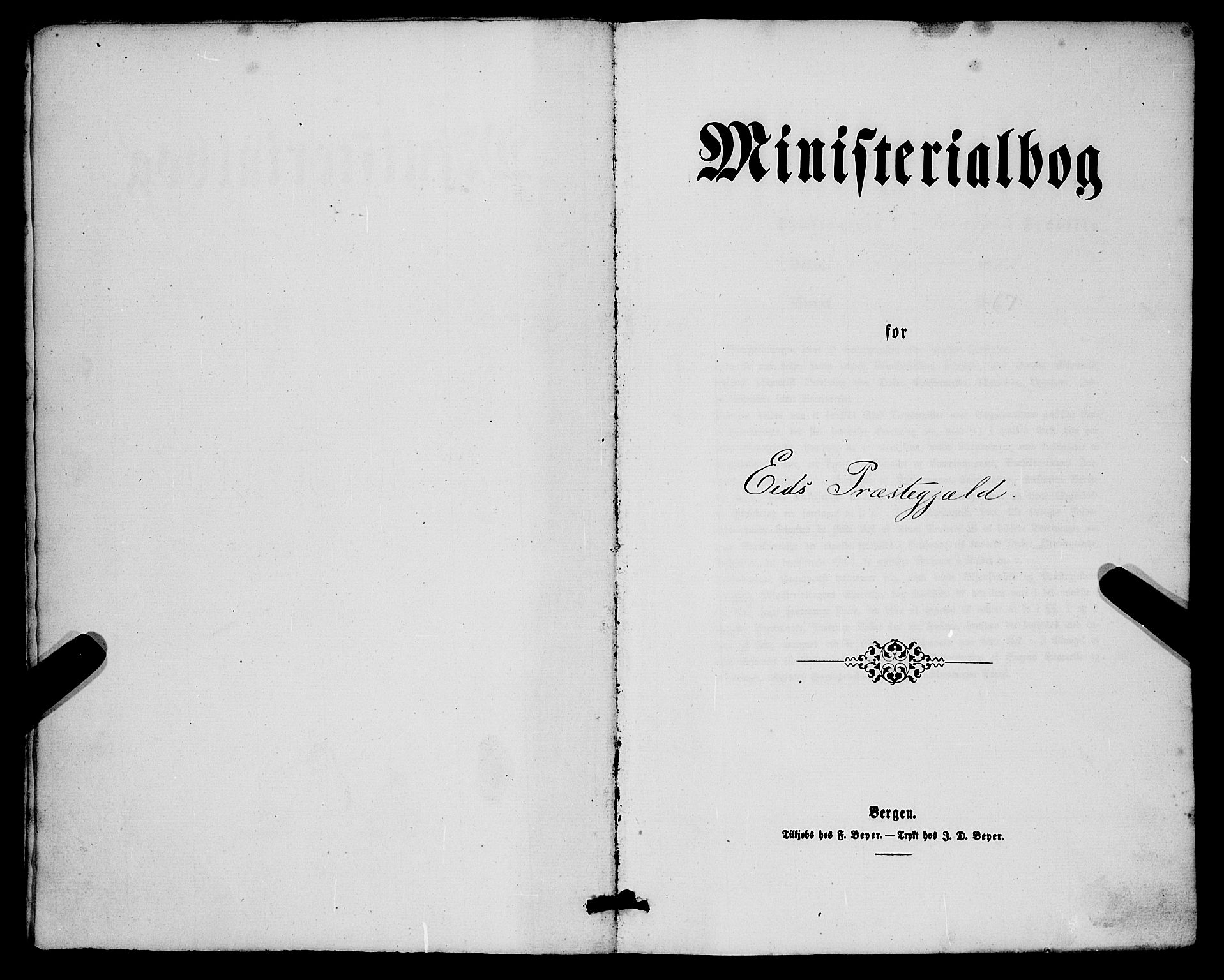 Eid sokneprestembete, SAB/A-82301/H/Haa/Haaa/L0009: Parish register (official) no. A 9, 1861-1868