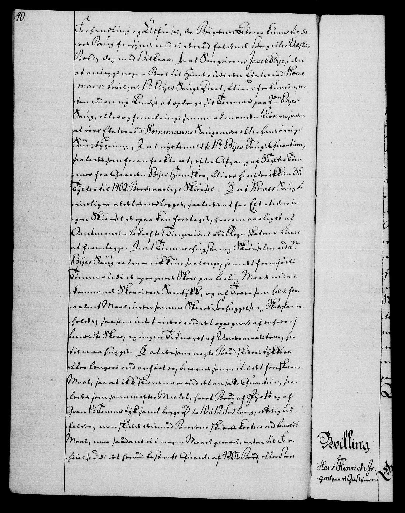 Rentekammeret, Kammerkanselliet, AV/RA-EA-3111/G/Gg/Gga/L0011: Norsk ekspedisjonsprotokoll med register (merket RK 53.11), 1779-1781, p. 40