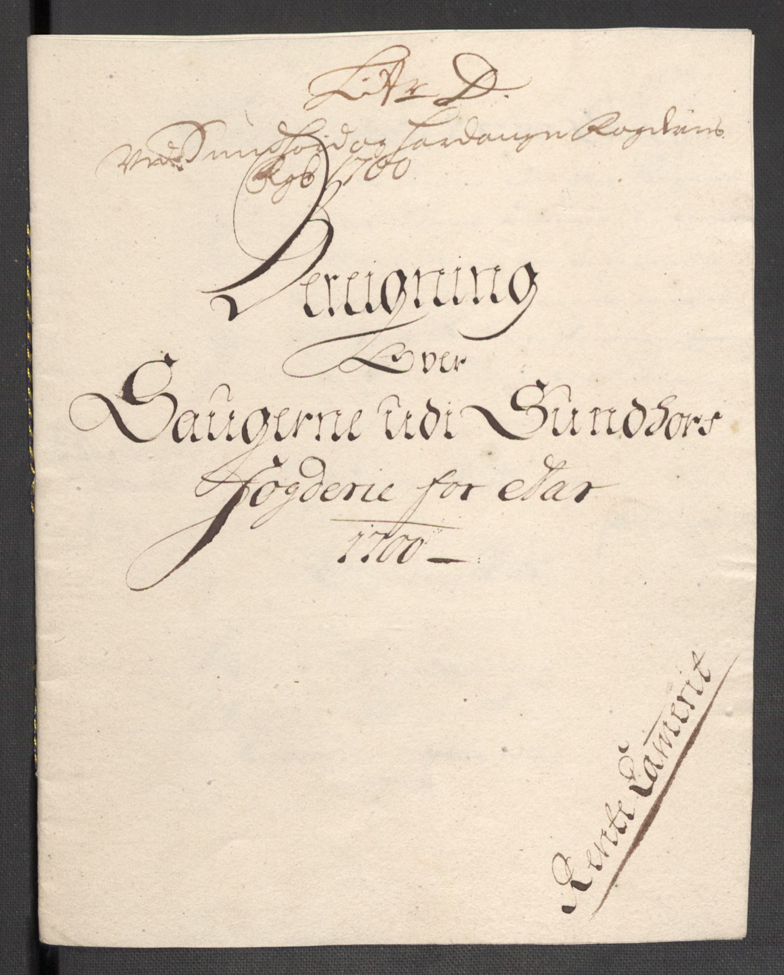 Rentekammeret inntil 1814, Reviderte regnskaper, Fogderegnskap, RA/EA-4092/R48/L2979: Fogderegnskap Sunnhordland og Hardanger, 1700-1701, p. 106