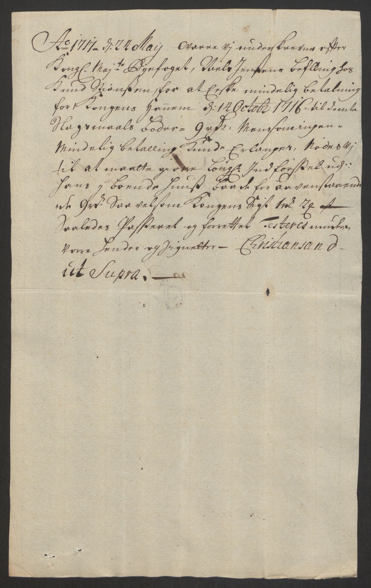 Rentekammeret inntil 1814, Reviderte regnskaper, Byregnskaper, RA/EA-4066/R/Rm/L0285: [M18] Sikt og sakefall, 1681-1718, p. 538