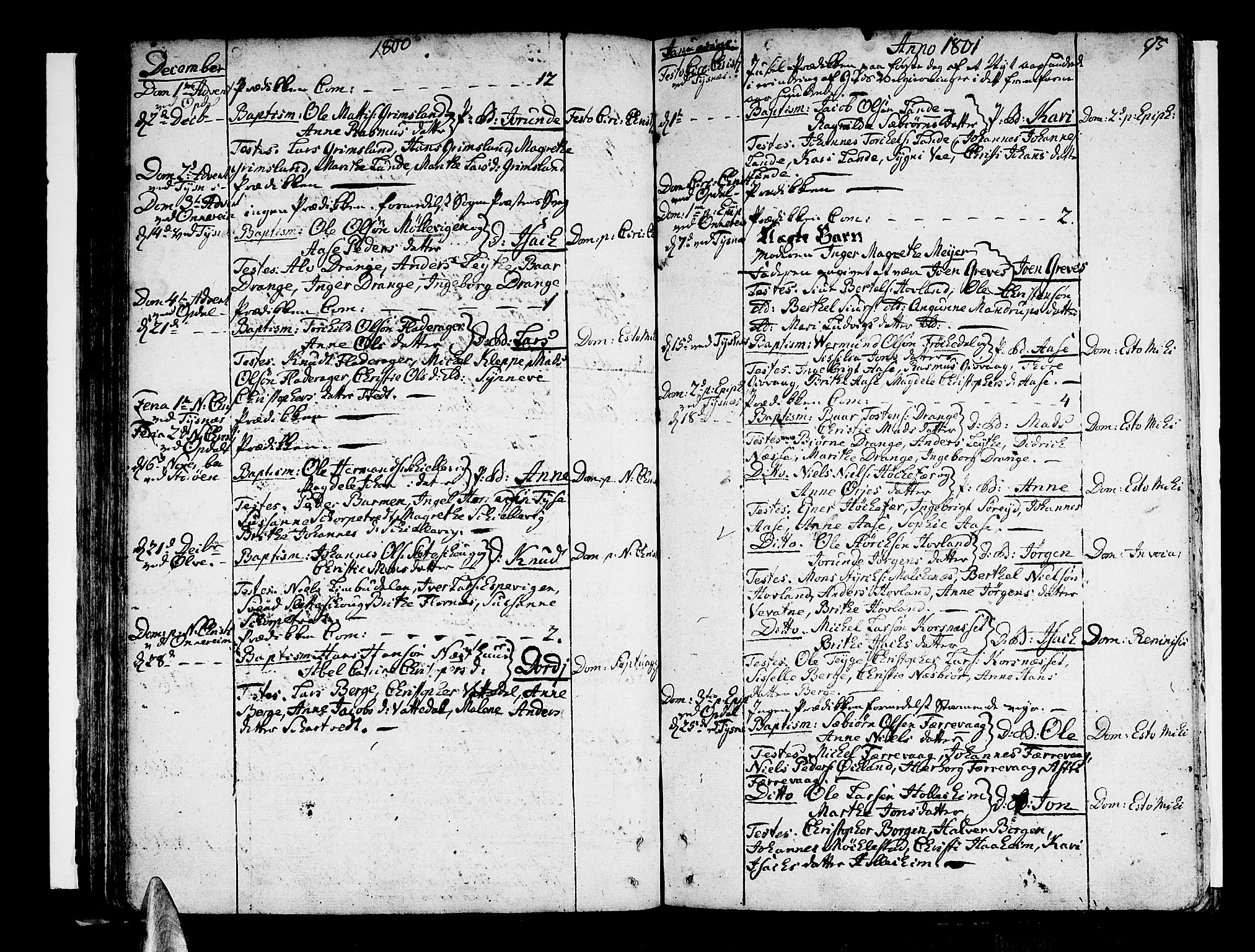 Tysnes sokneprestembete, AV/SAB-A-78601/H/Haa: Parish register (official) no. A 2 /1, 1732-1804, p. 95