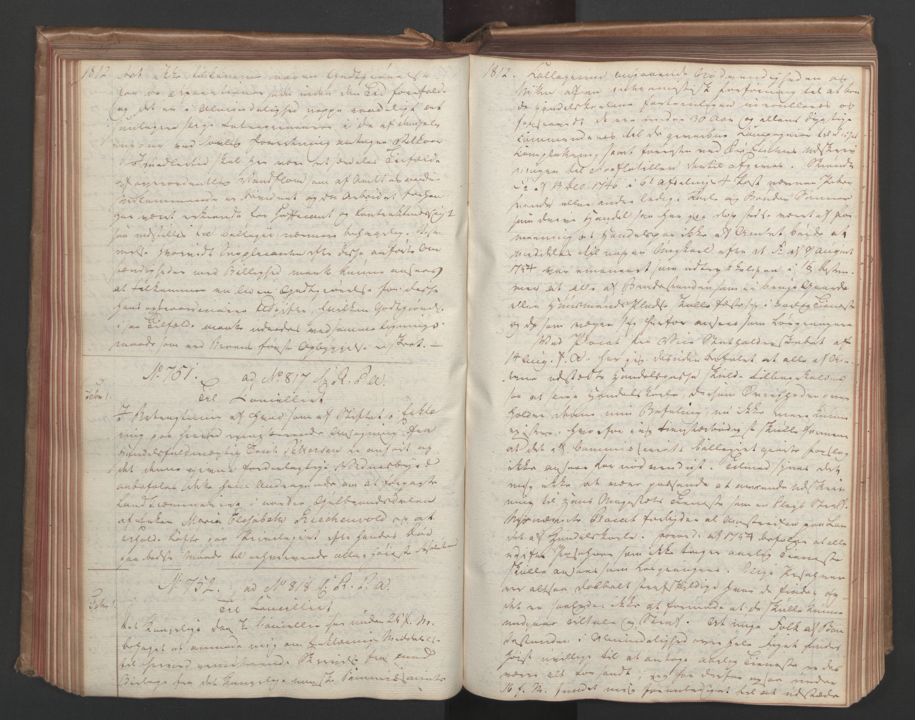 Stattholderembetet 1810-1814, 1. kontor (Kontor A), AV/RA-EA-2872/Ba/L0002: Kollegial korrespondanseprotokoll, 1811-1813, p. 128