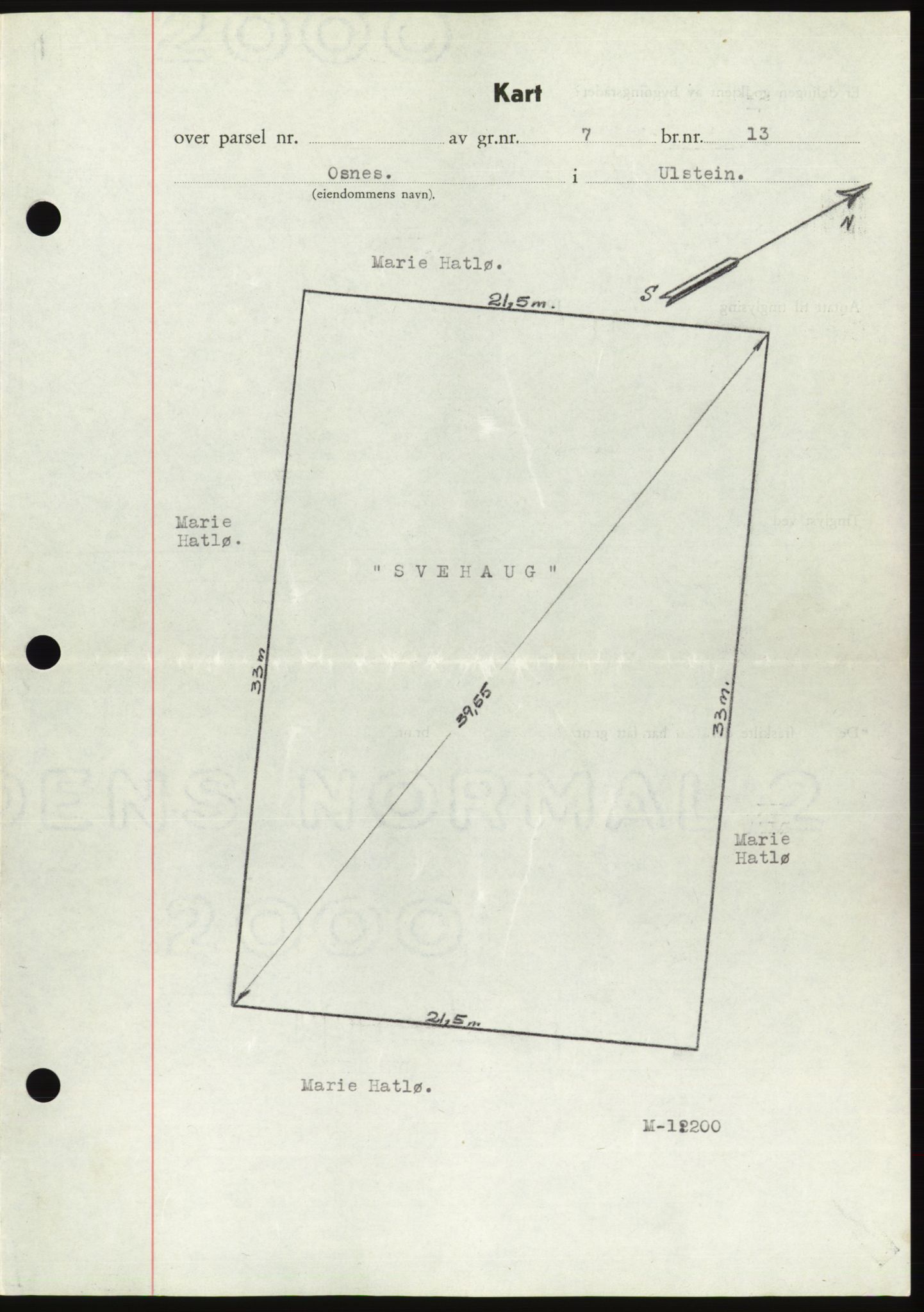 Søre Sunnmøre sorenskriveri, AV/SAT-A-4122/1/2/2C/L0077: Mortgage book no. 3A, 1945-1946, Diary no: : 579/1945