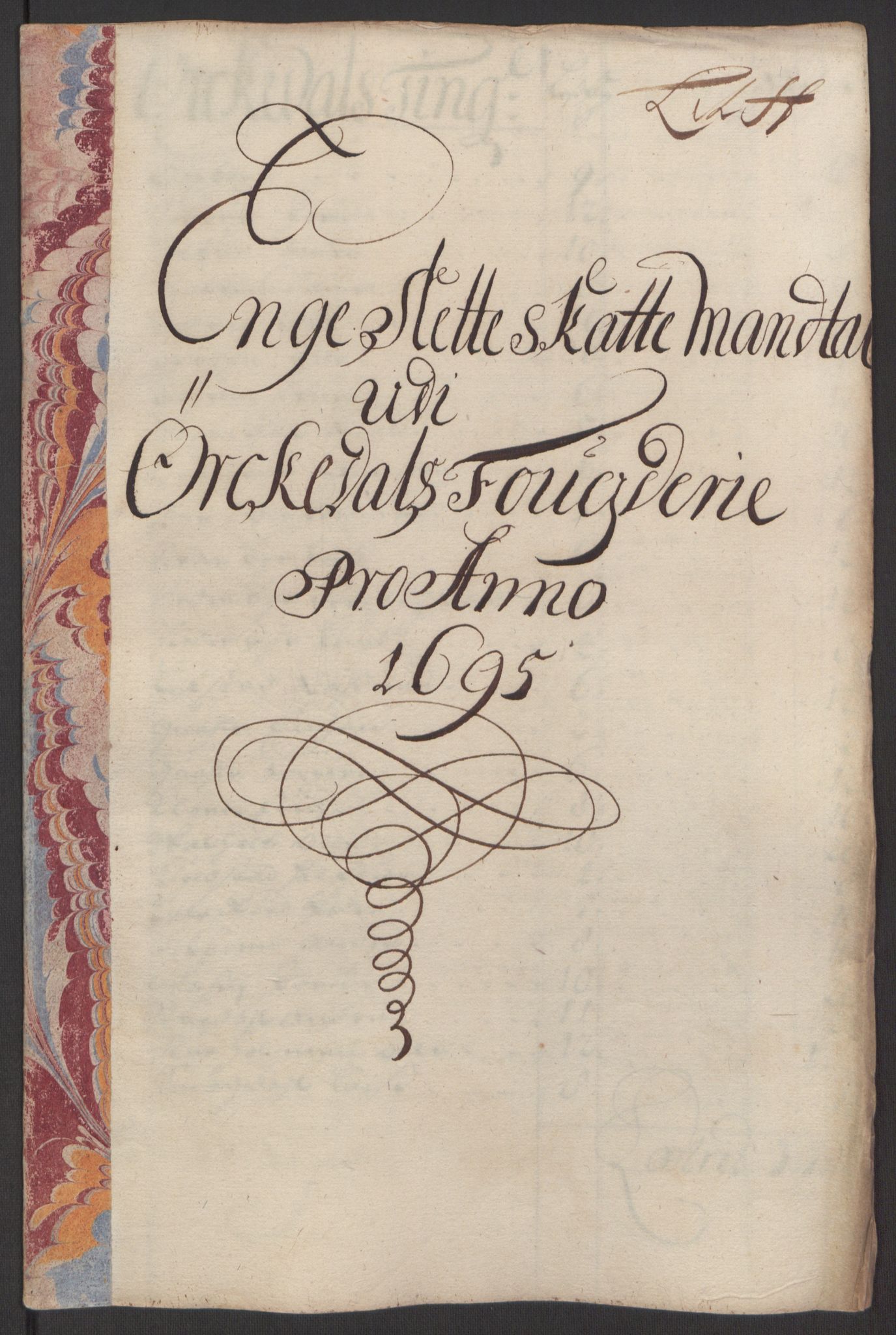 Rentekammeret inntil 1814, Reviderte regnskaper, Fogderegnskap, RA/EA-4092/R60/L3945: Fogderegnskap Orkdal og Gauldal, 1695, p. 160