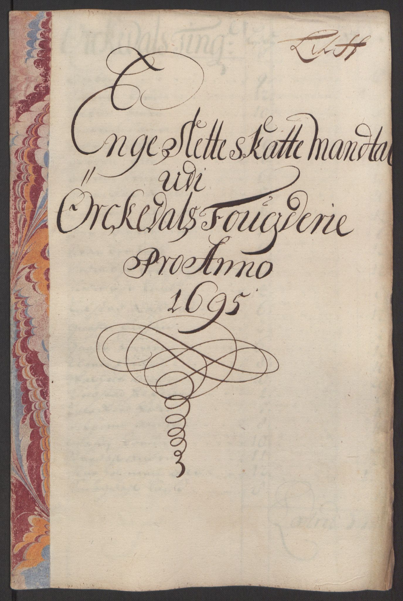 Rentekammeret inntil 1814, Reviderte regnskaper, Fogderegnskap, AV/RA-EA-4092/R60/L3945: Fogderegnskap Orkdal og Gauldal, 1695, p. 160