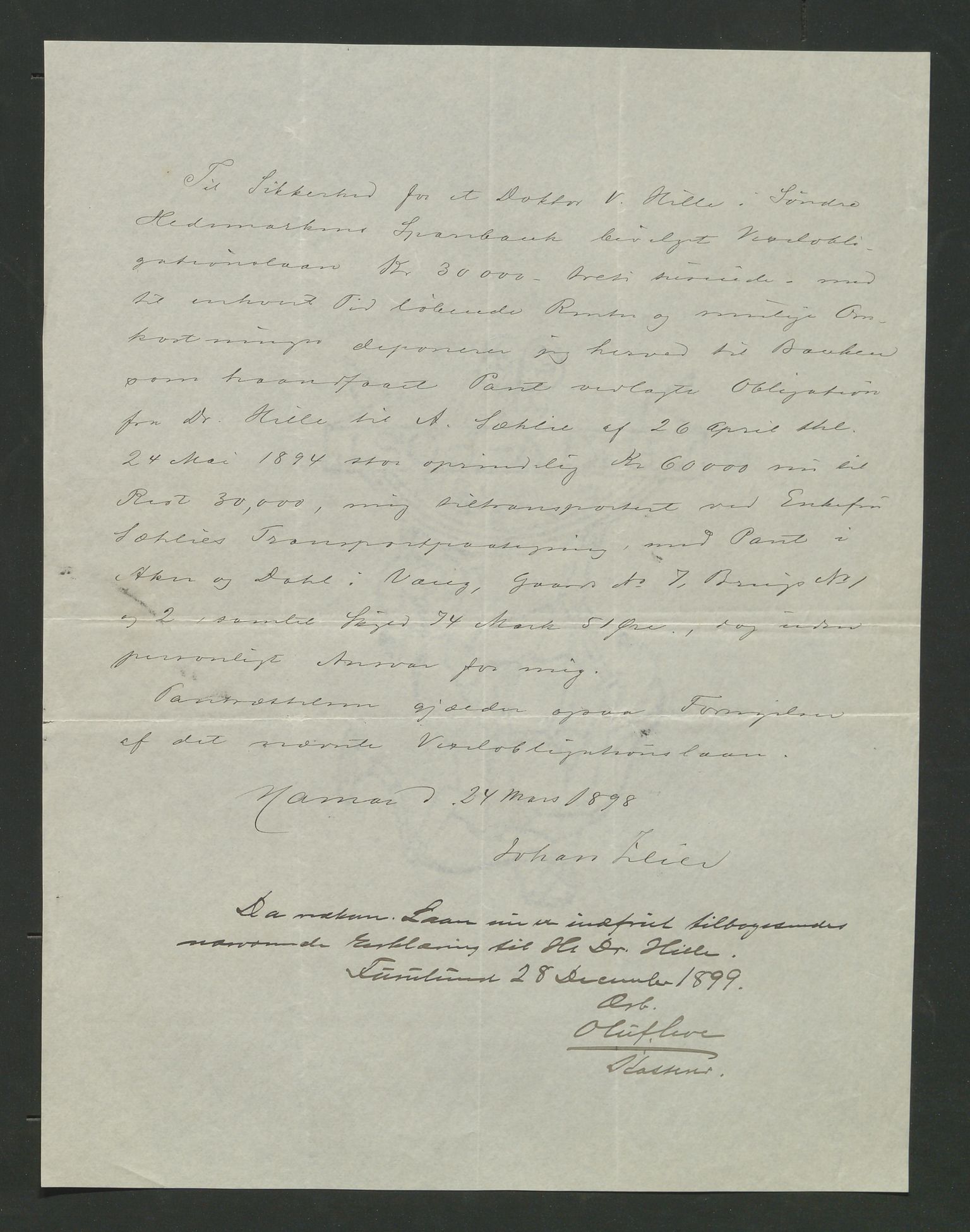 Åker i Vang, Hedmark, og familien Todderud, AV/SAH-ARK-010/F/Fa/L0003: Eiendomsdokumenter, 1751-1910, p. 338