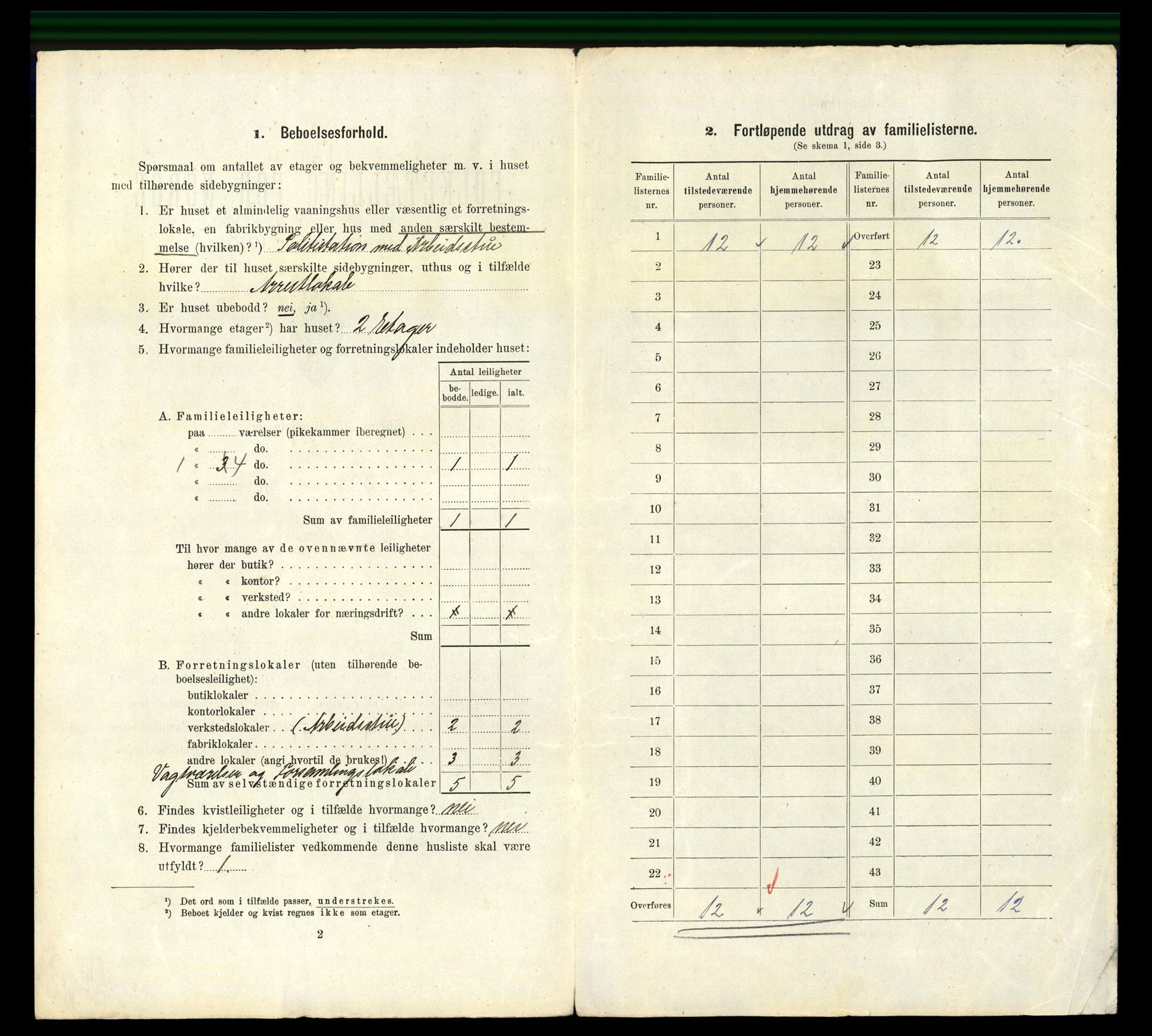 RA, 1910 census for Bergen, 1910, p. 36416