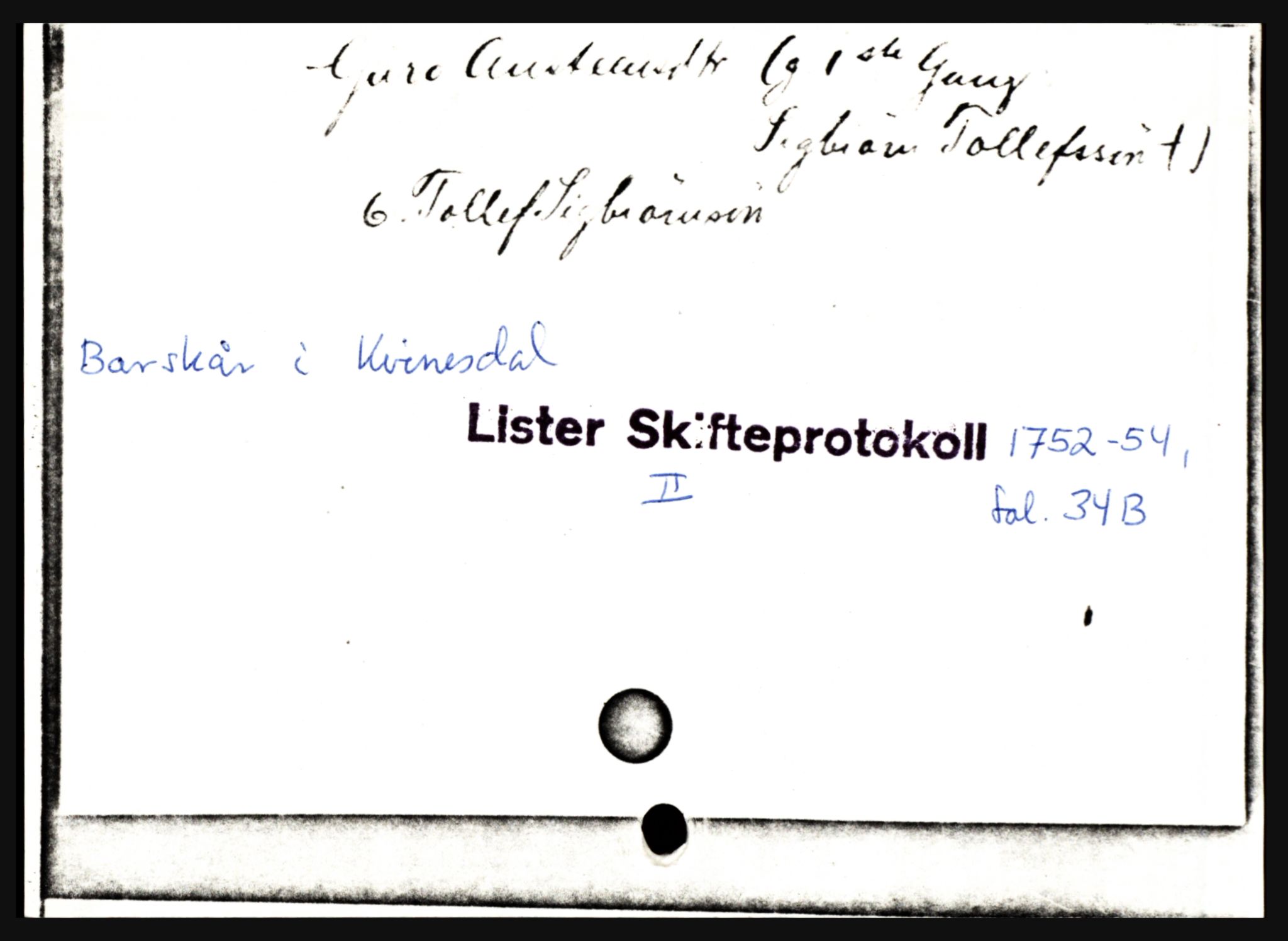 Lister sorenskriveri, AV/SAK-1221-0003/H, p. 1061