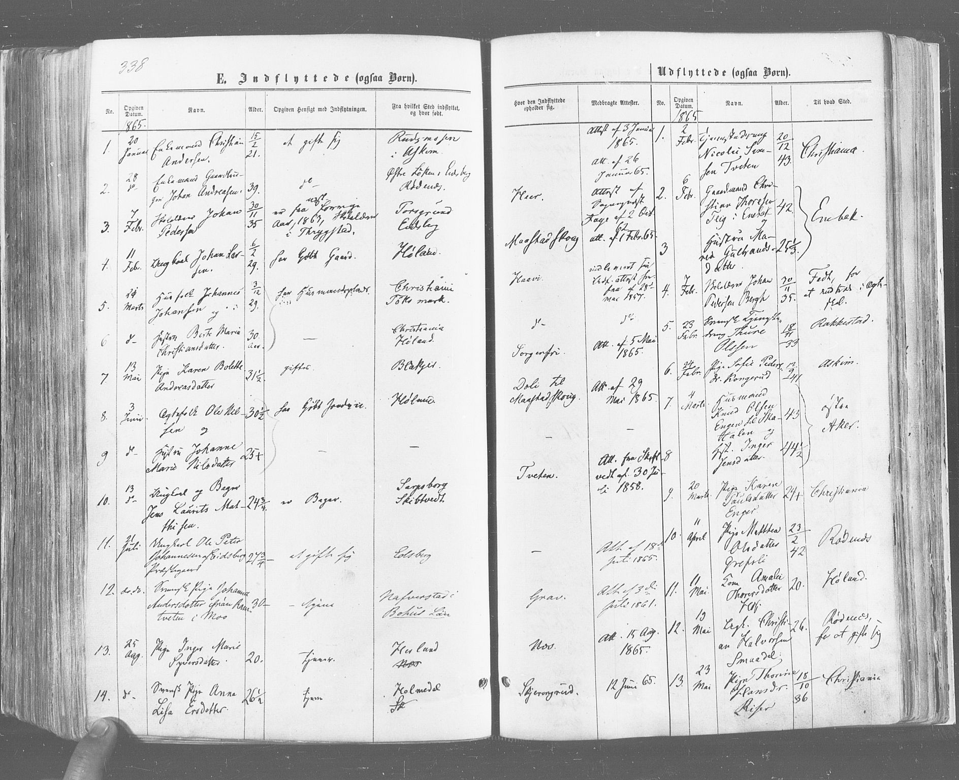 Trøgstad prestekontor Kirkebøker, SAO/A-10925/F/Fa/L0009: Parish register (official) no. I 9, 1865-1877, p. 338