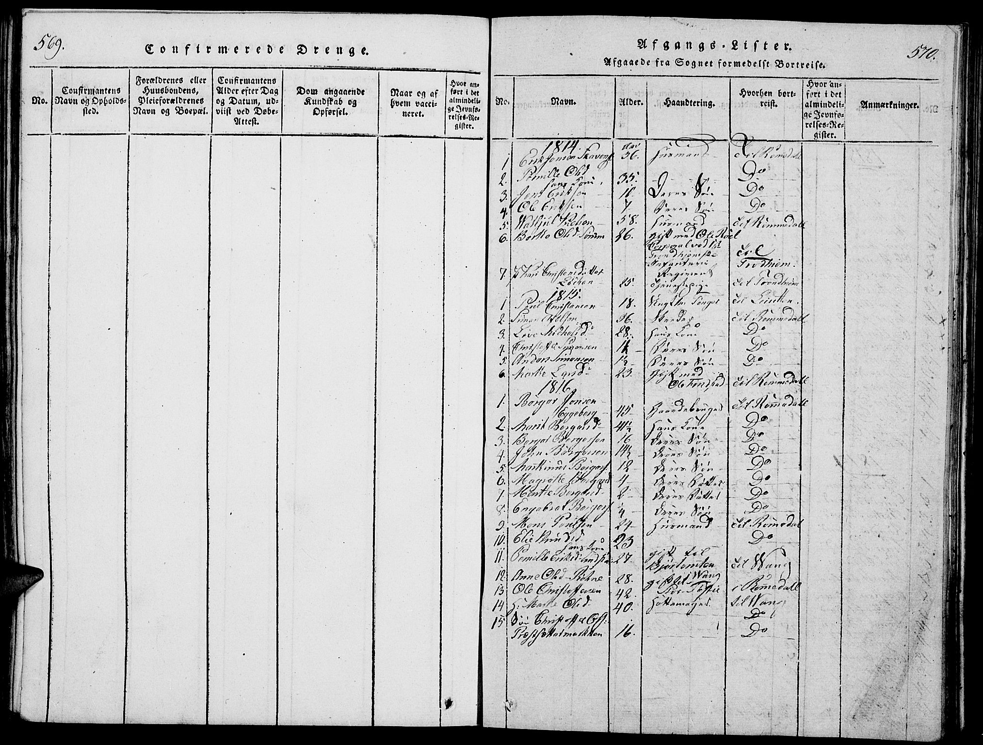 Stange prestekontor, AV/SAH-PREST-002/K/L0008: Parish register (official) no. 8, 1814-1825, p. 569-570