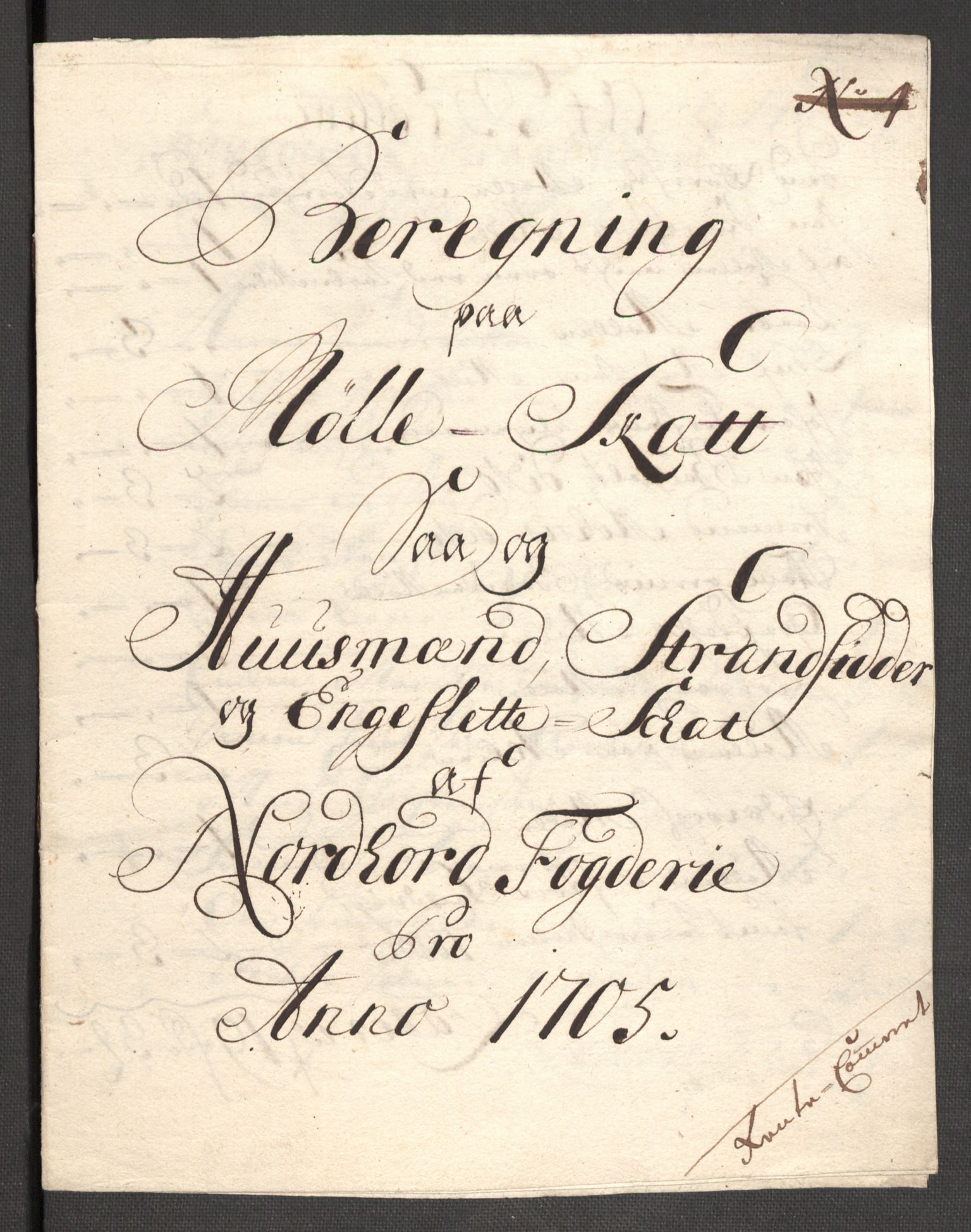 Rentekammeret inntil 1814, Reviderte regnskaper, Fogderegnskap, RA/EA-4092/R51/L3187: Fogderegnskap Nordhordland og Voss, 1704-1705, p. 342