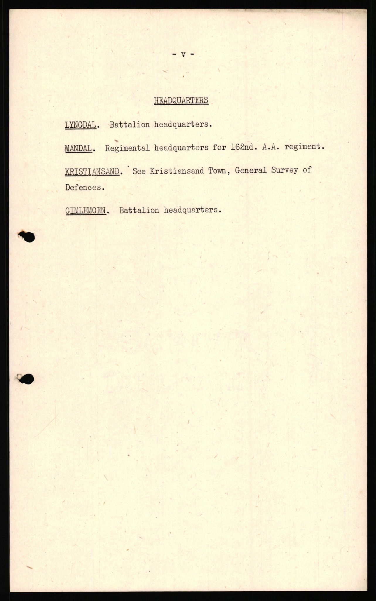 Forsvaret, Forsvarets overkommando II, AV/RA-RAFA-3915/D/Dd/L0023: Vest-Agder, 1942-1943, p. 107