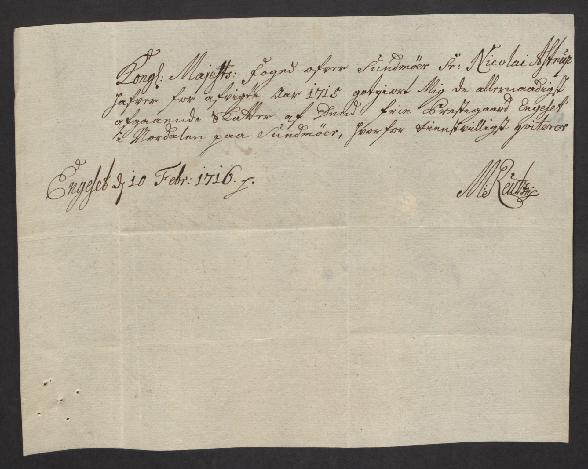 Rentekammeret inntil 1814, Reviderte regnskaper, Fogderegnskap, AV/RA-EA-4092/R54/L3567: Fogderegnskap Sunnmøre, 1715, p. 221