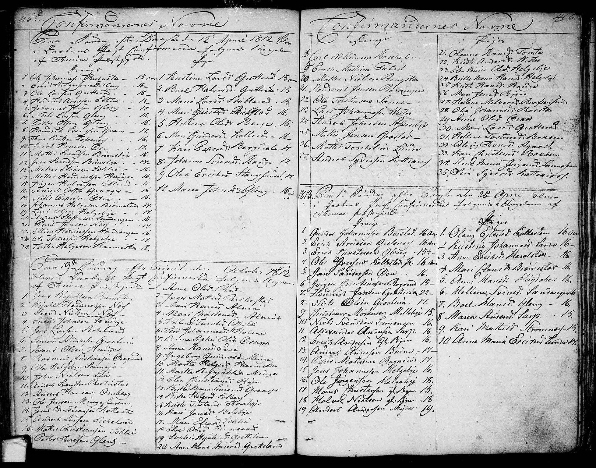 Tune prestekontor Kirkebøker, SAO/A-2007/F/Fa/L0004: Parish register (official) no. 4, 1797-1815, p. 465-466