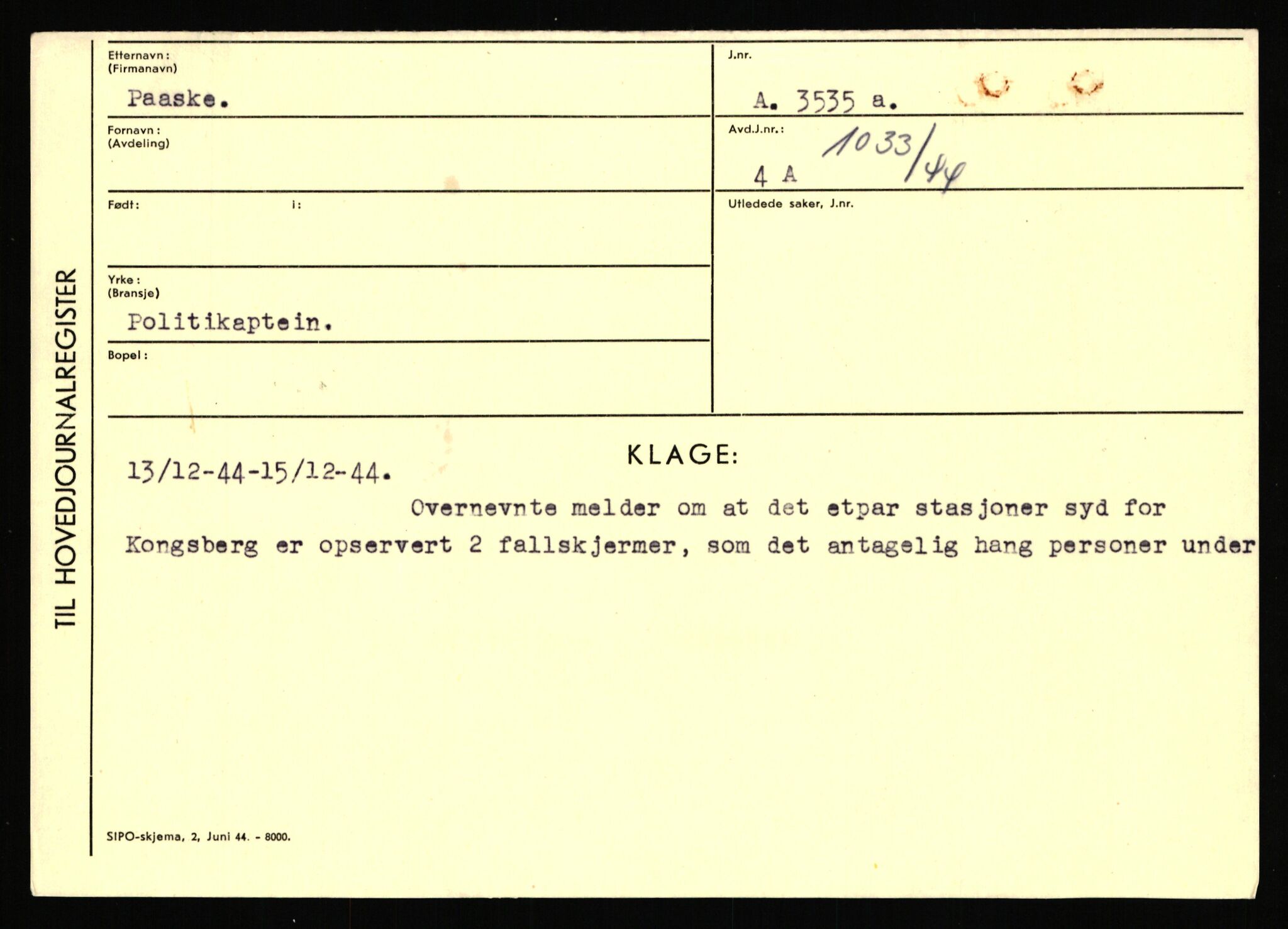 Statspolitiet - Hovedkontoret / Osloavdelingen, AV/RA-S-1329/C/Ca/L0012: Oanæs - Quistgaard	, 1943-1945, p. 2864