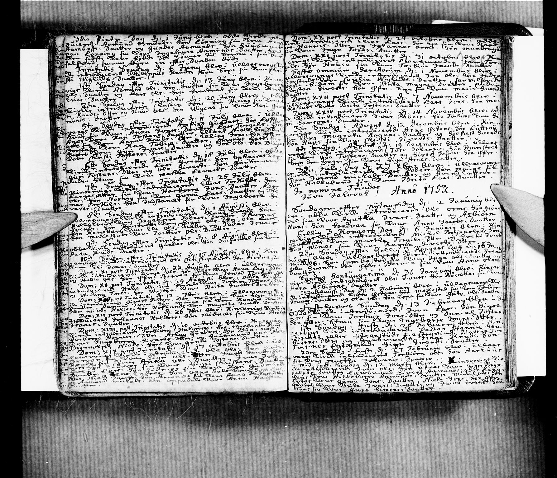 Ullensvang sokneprestembete, AV/SAB-A-78701/H/Haa: Parish register (official) no. A 4 /1, 1732-1758
