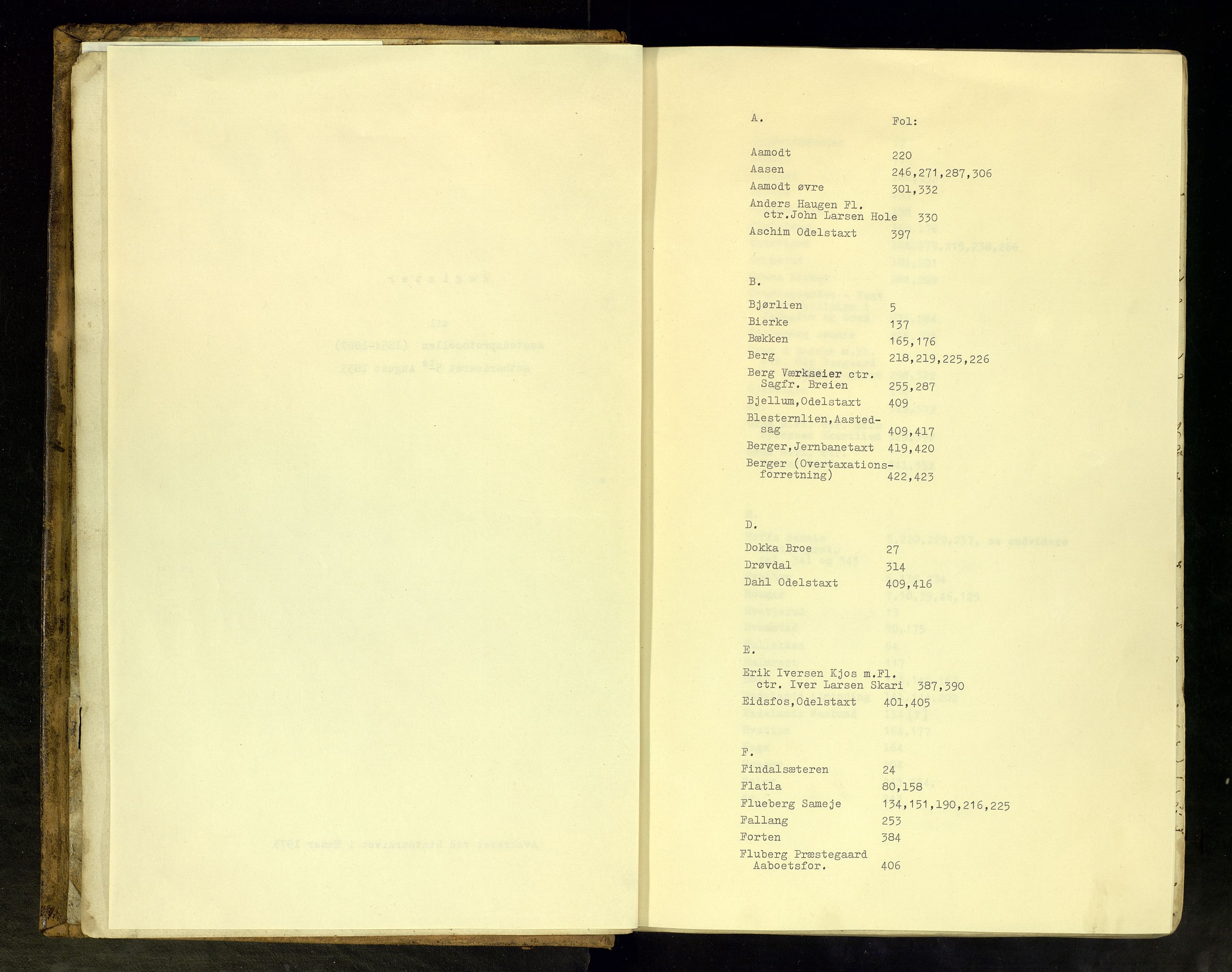 Hadeland og Land tingrett, SAH/TING-010/G/Gd/L0004: Åstedsprotokoll, 1854-1867