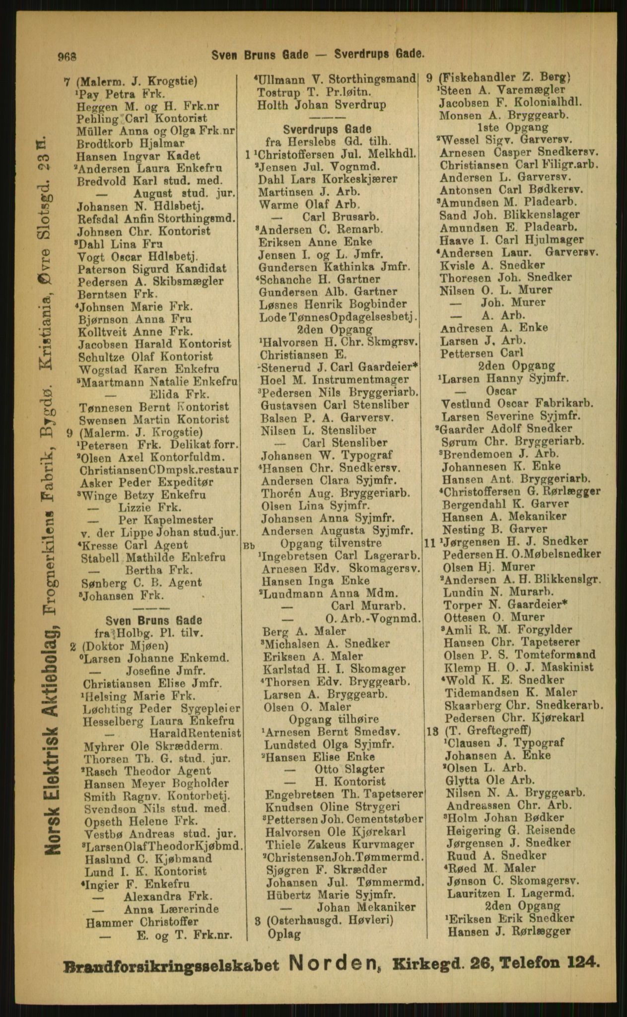 Kristiania/Oslo adressebok, PUBL/-, 1899, p. 968