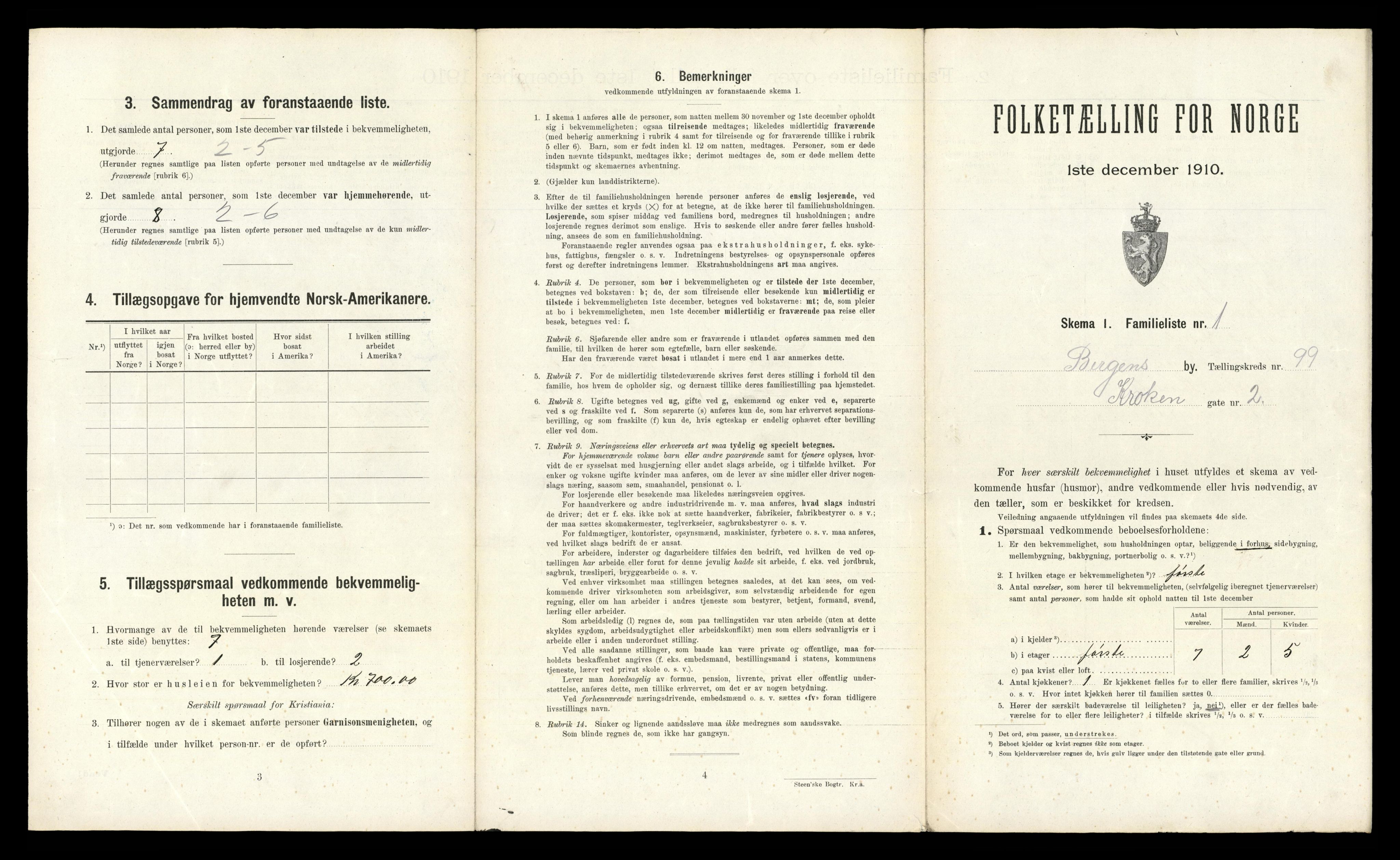 RA, 1910 census for Bergen, 1910, p. 34355