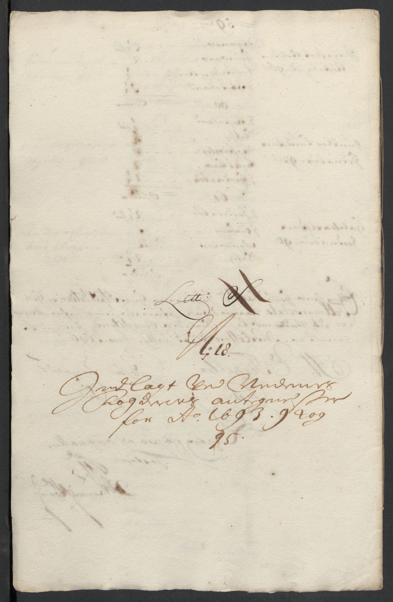 Rentekammeret inntil 1814, Reviderte regnskaper, Fogderegnskap, AV/RA-EA-4092/R39/L2313: Fogderegnskap Nedenes, 1696-1697, p. 273