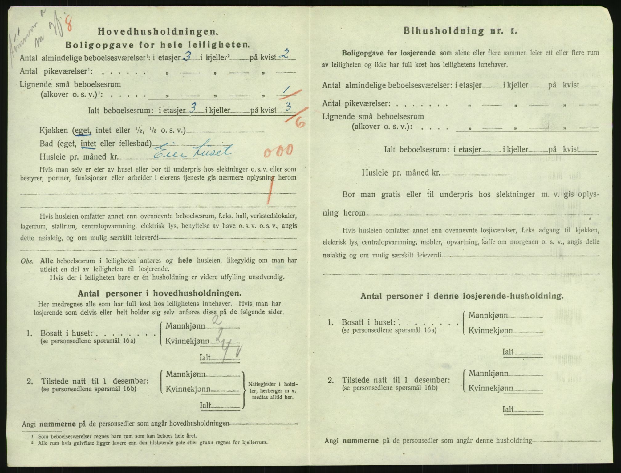 SAK, 1920 census for Lillesand, 1920, p. 1112