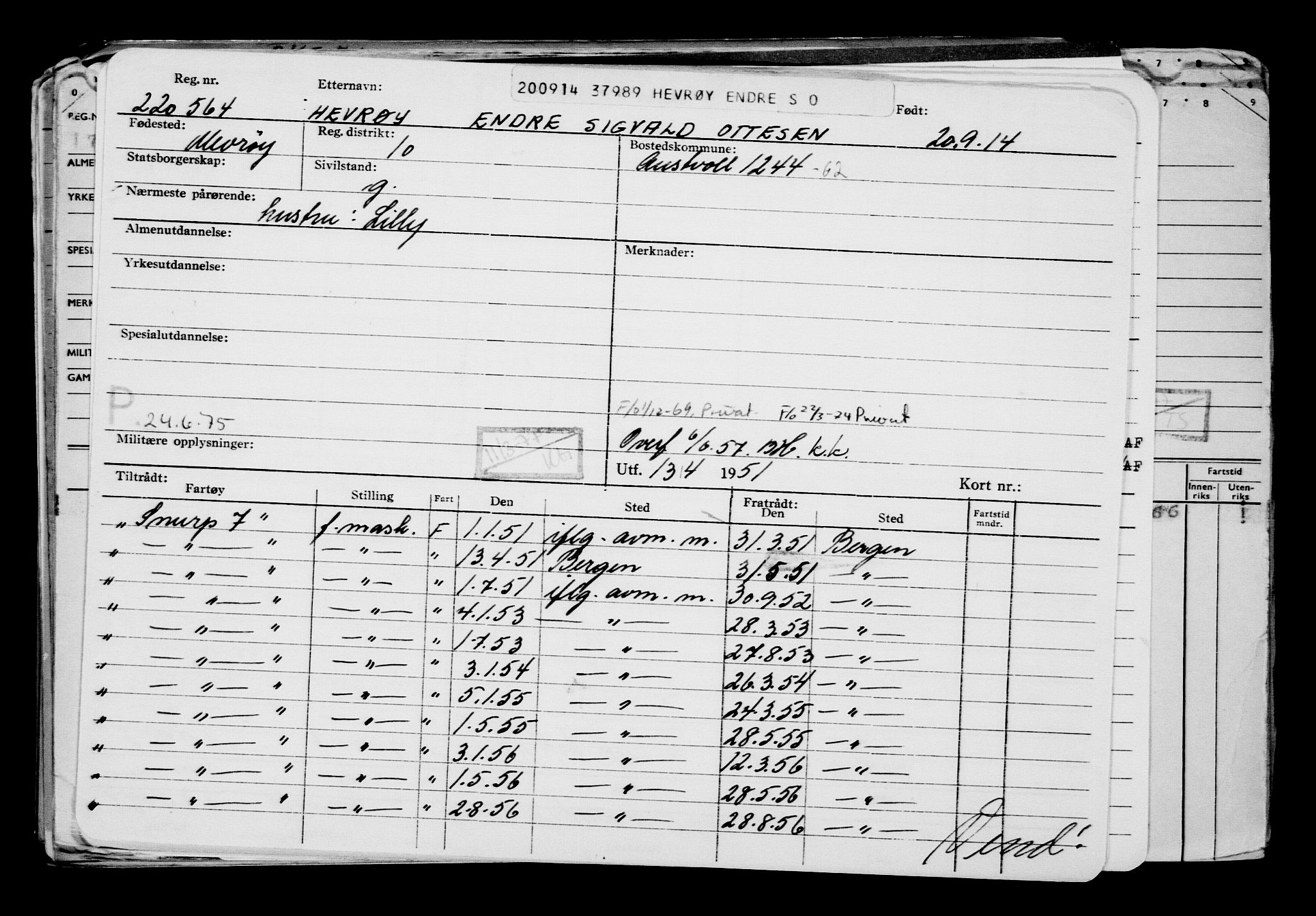 Direktoratet for sjømenn, AV/RA-S-3545/G/Gb/L0124: Hovedkort, 1914, p. 225