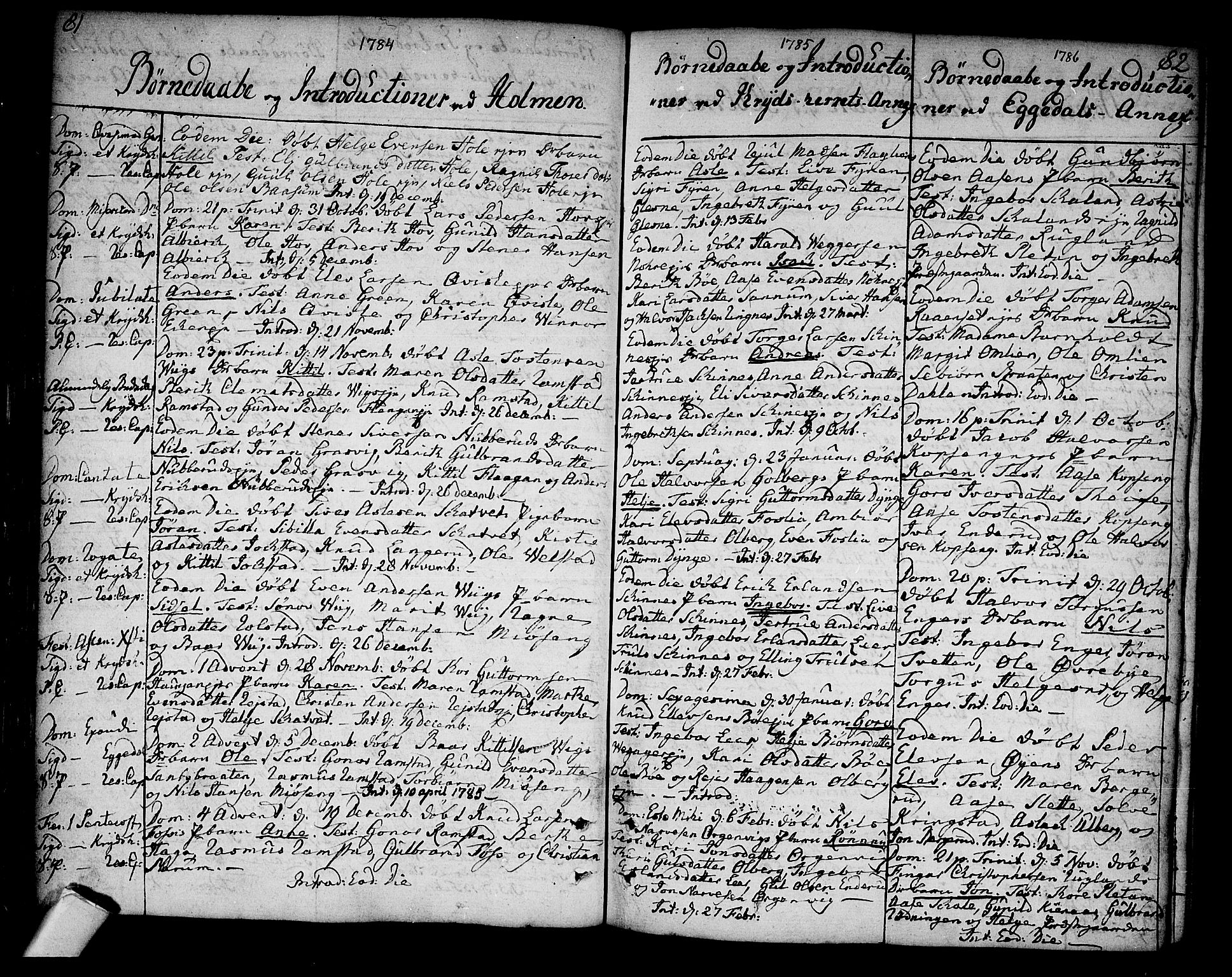 Sigdal kirkebøker, AV/SAKO-A-245/F/Fa/L0002: Parish register (official) no. I 2, 1778-1792, p. 81-82